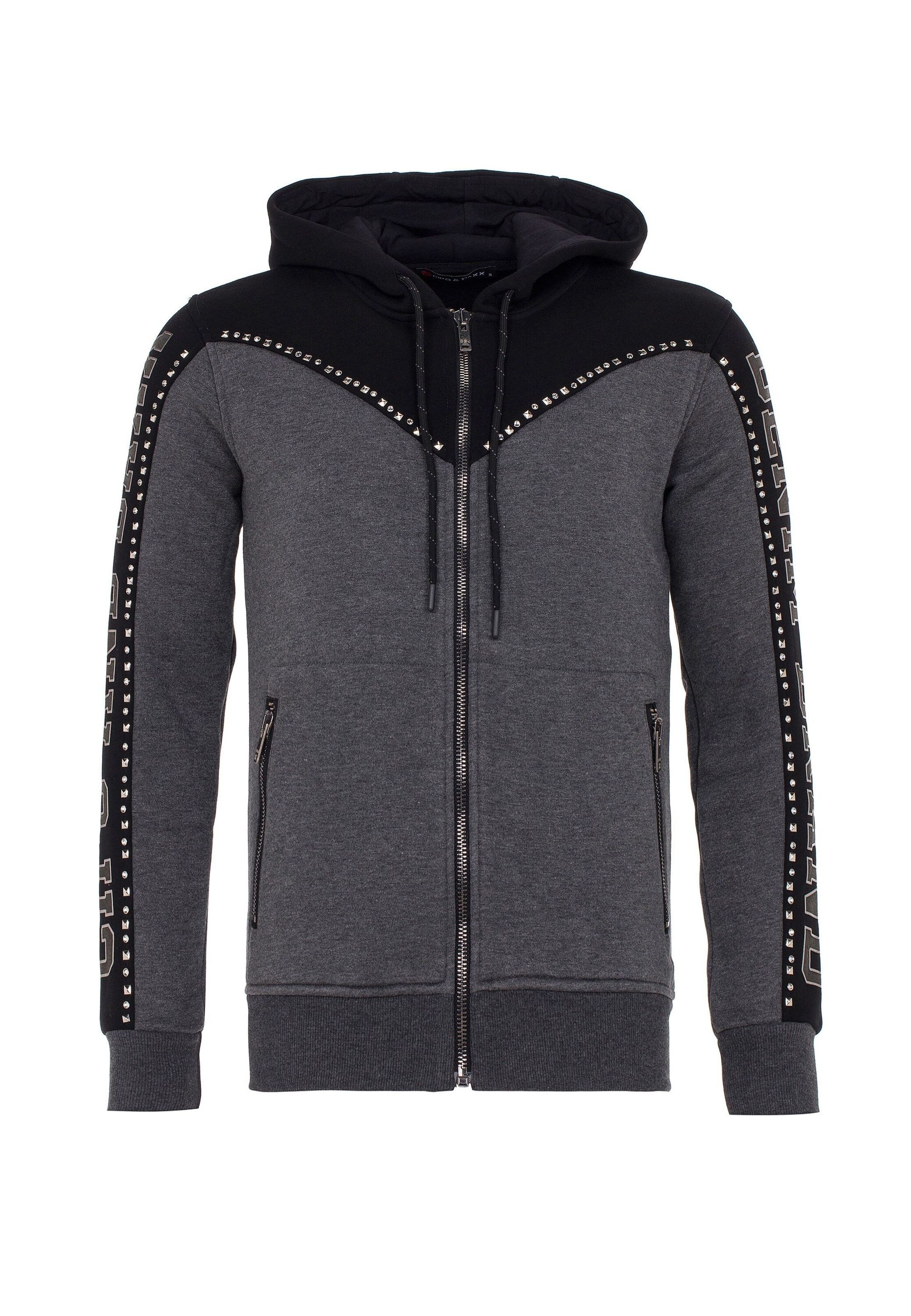 Cipo & Baxx Sweatjacke "Sweatjacke", mit praktischen Kapuze, CL381 günstig online kaufen