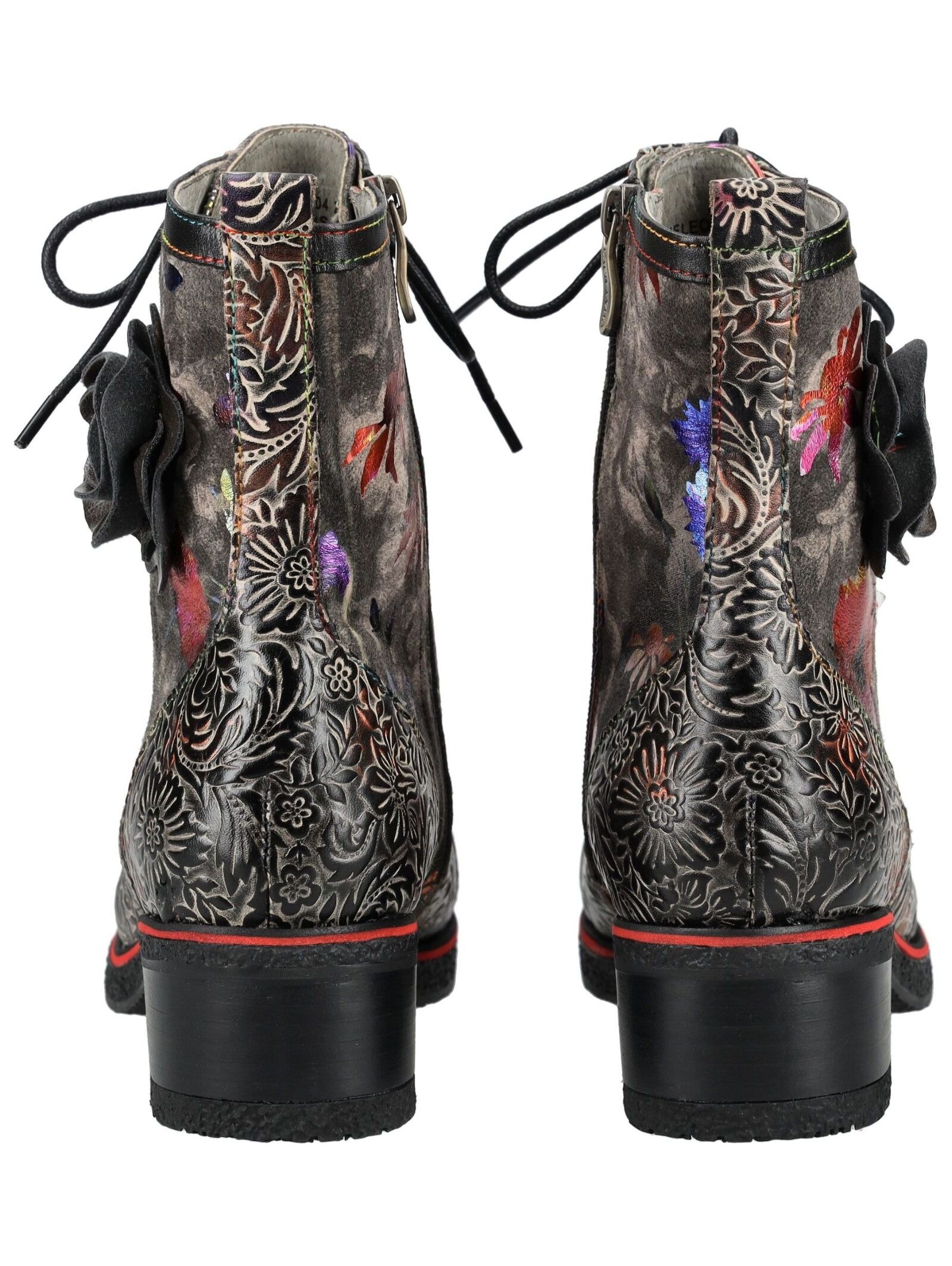 LAURA VITA Schnürstiefelette »LAURA VITA Stiefelette Leder/Textil«