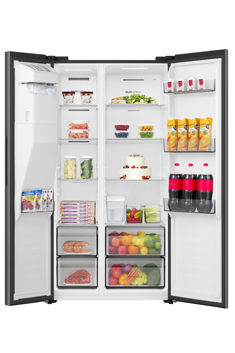 Hisense Side-by-Side »RS5P528STFE« 178,6 cm hoch 91,1 cm breit