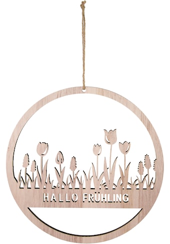 Dekohänger »Dekoring Blumen - Hallo Frühling«, (1 St.), Frühjahrsdeko aus Holz,...