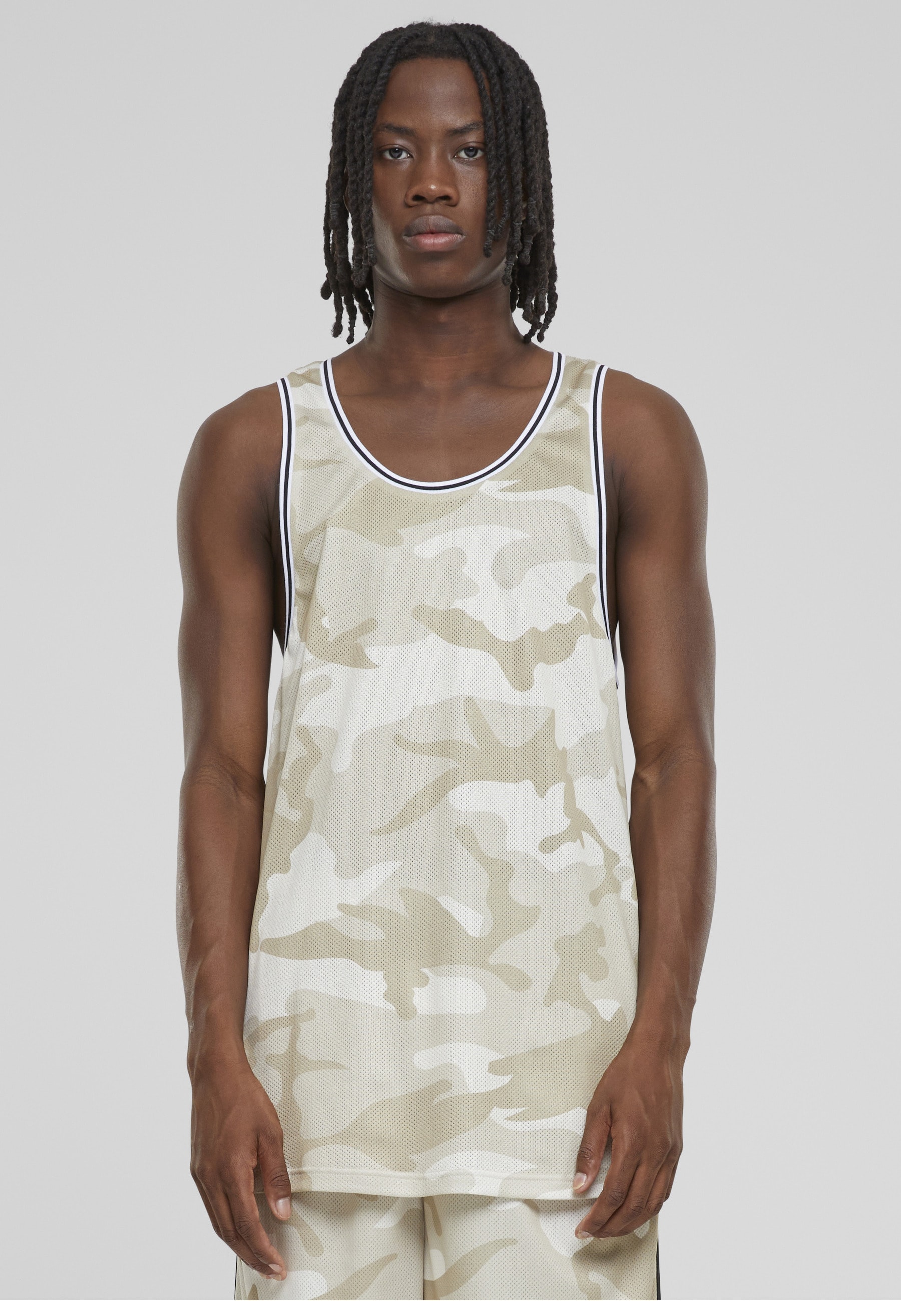 URBAN CLASSICS Tanktop »Urban Classics Herren Camo Mesh Tanktop« 1 Stk.