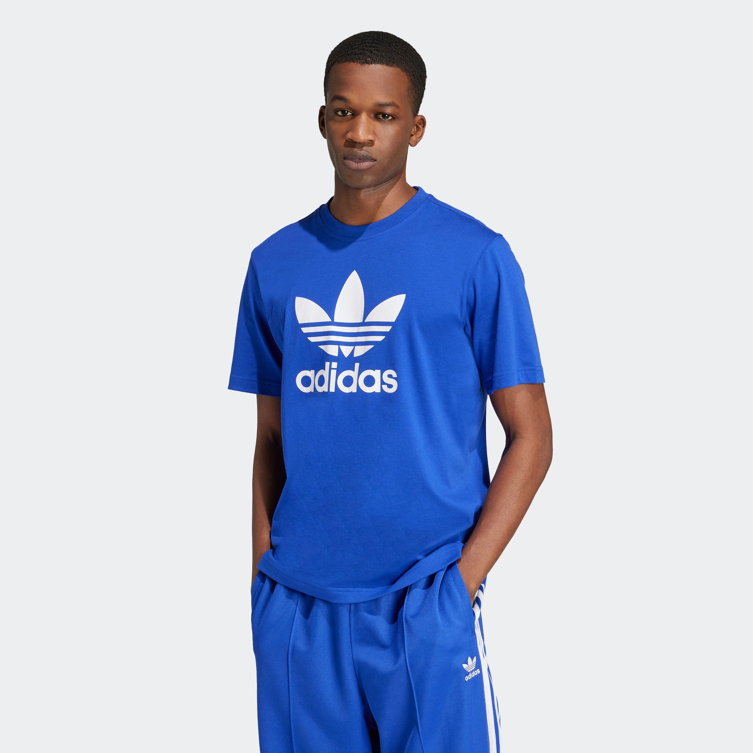 adidas Originals T-Shirt "TREFOIL T-SHIRT", Basic Shirt mit großem Trefoil günstig online kaufen