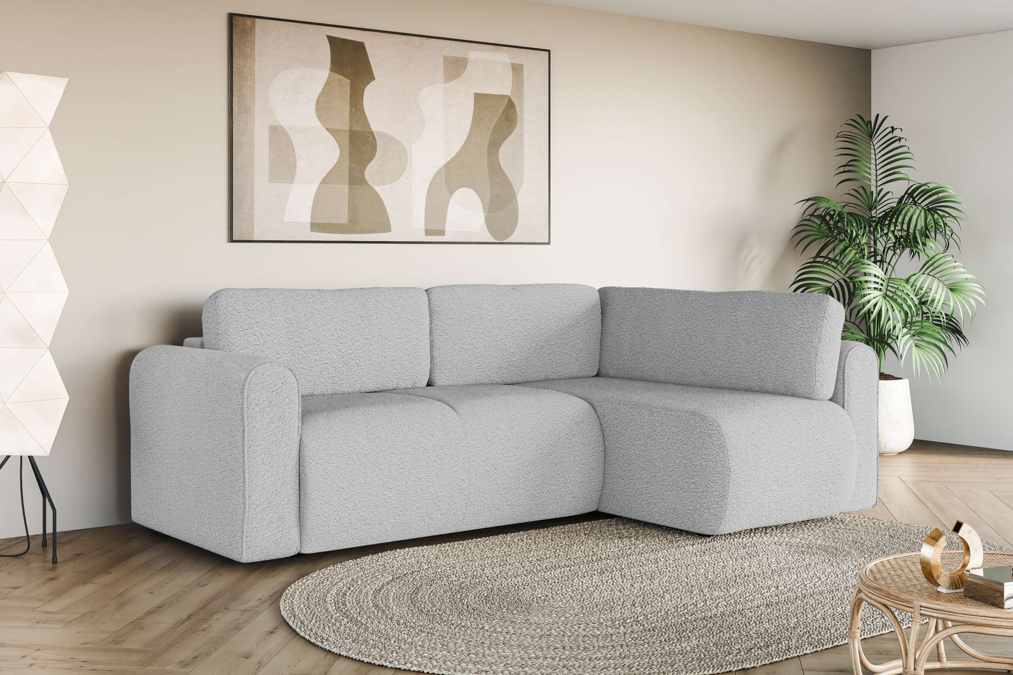 OTTO home Ecksofa "Zacharia wahlweise Schlafsofa mit Bettkasten, B/T/H 250/ günstig online kaufen