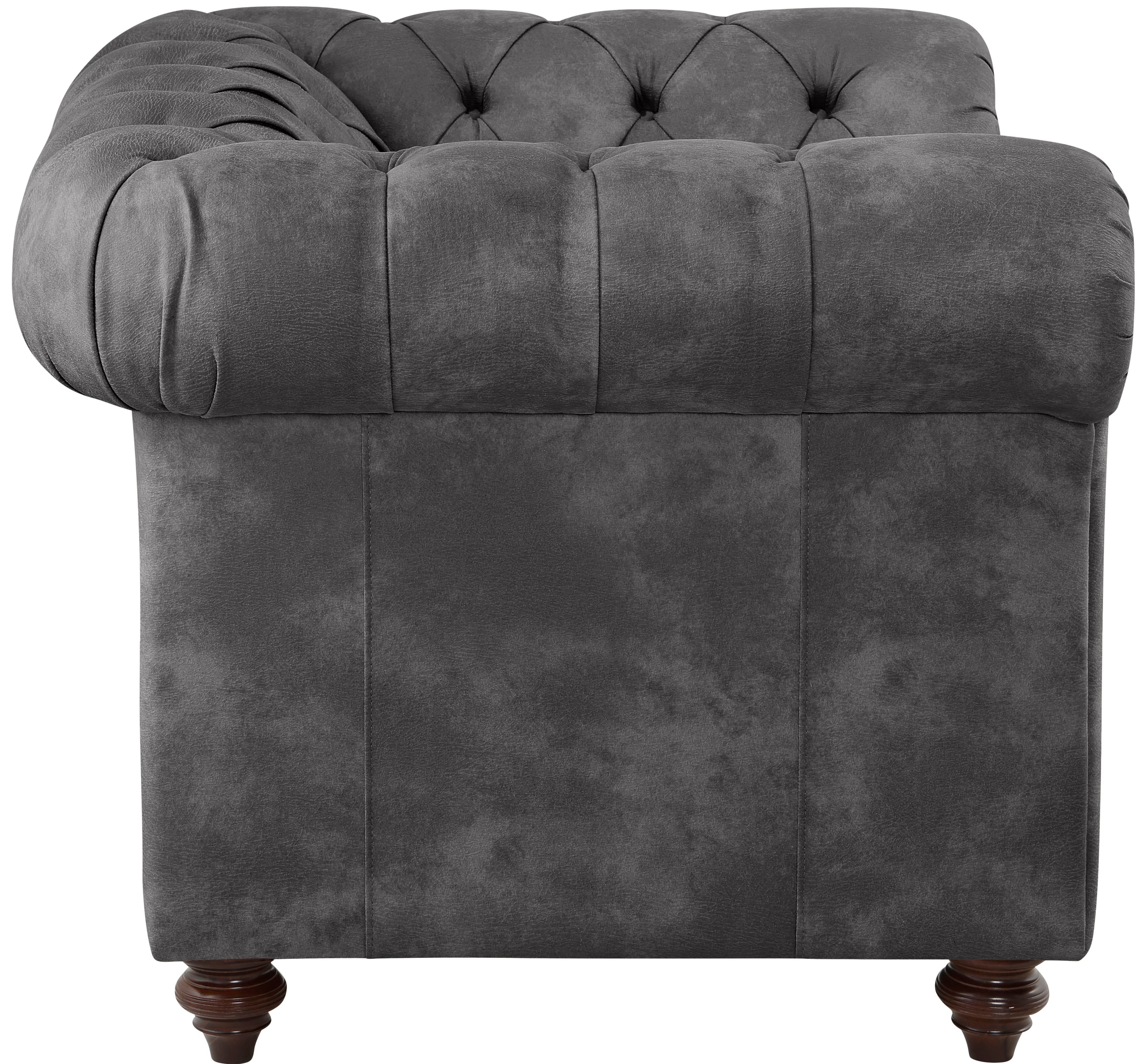 Home affaire Sessel »Chesterfield B/T/H: 105/69/74 cm«, mit hochwertiger Knopfheftung, auch in Leder