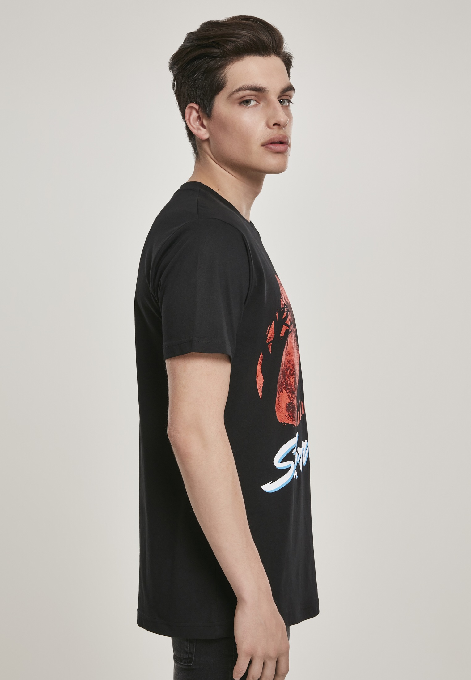 MisterTee Kurzarmshirt »MisterTee Herren Skrrt Howling Tee«, (1 tlg.)