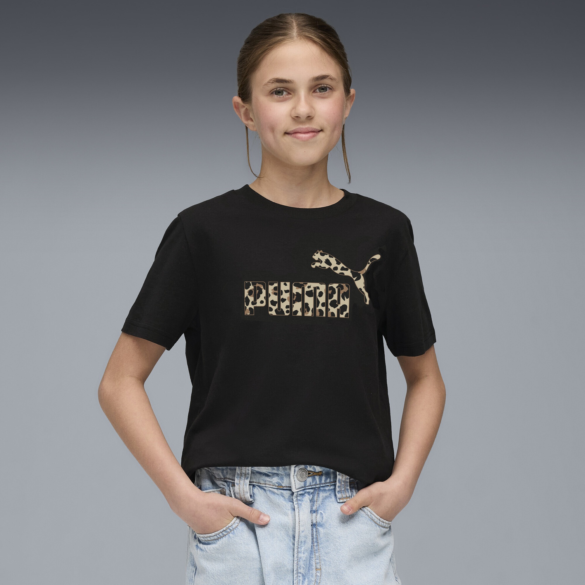 PUMA T-Shirt »Essentials Graphic Animal T-Shirt Mädchen«