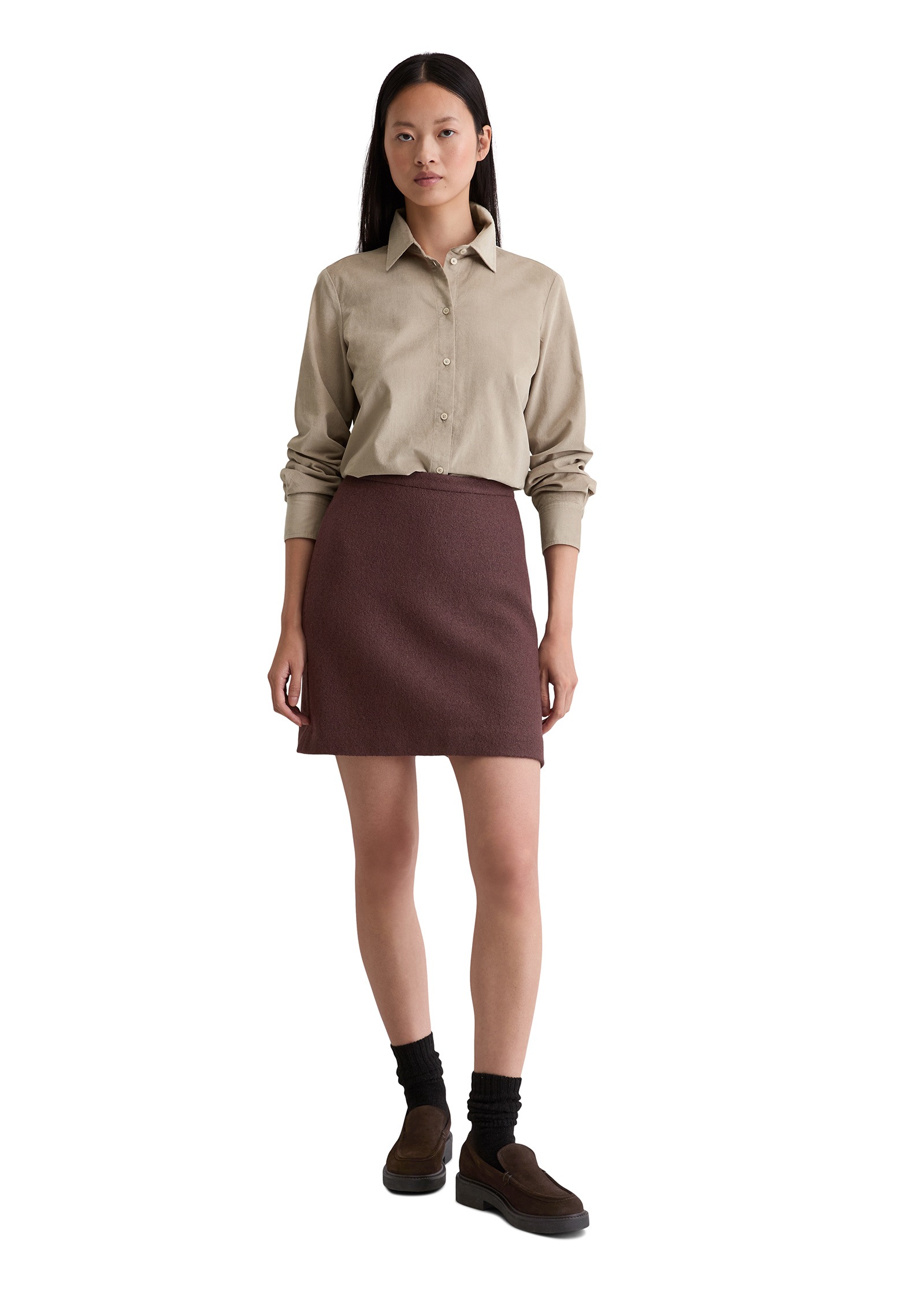 Marc O'Polo Webrock »aus Boiled Wool«