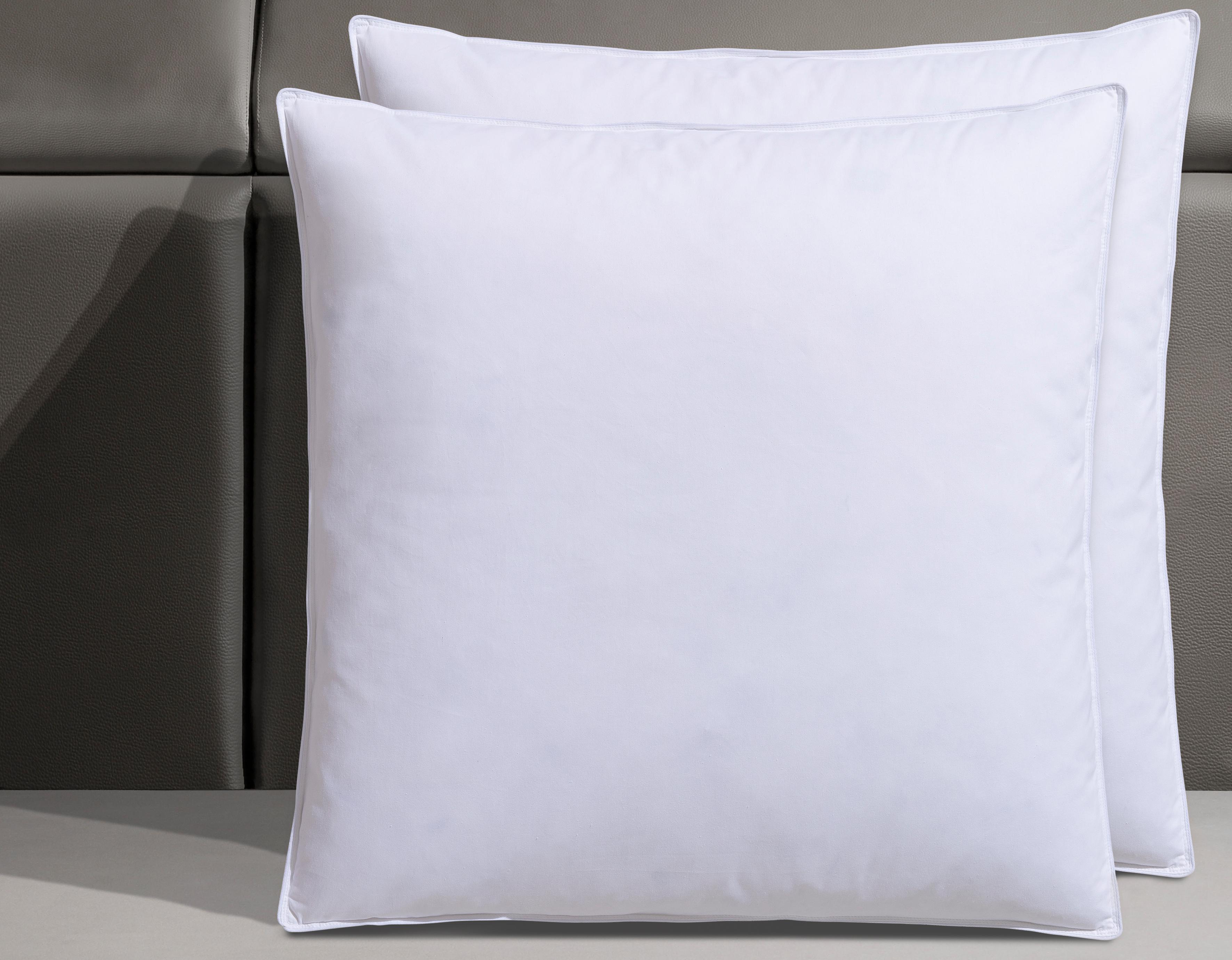 Thumbnail - RIBECO Federkissen "Kopfkissen-Set Laram, Kissen mit Daunenanteil, in 40x80 oder 80x80 cm" Füllung: 90 % Federn, 10 % Da...