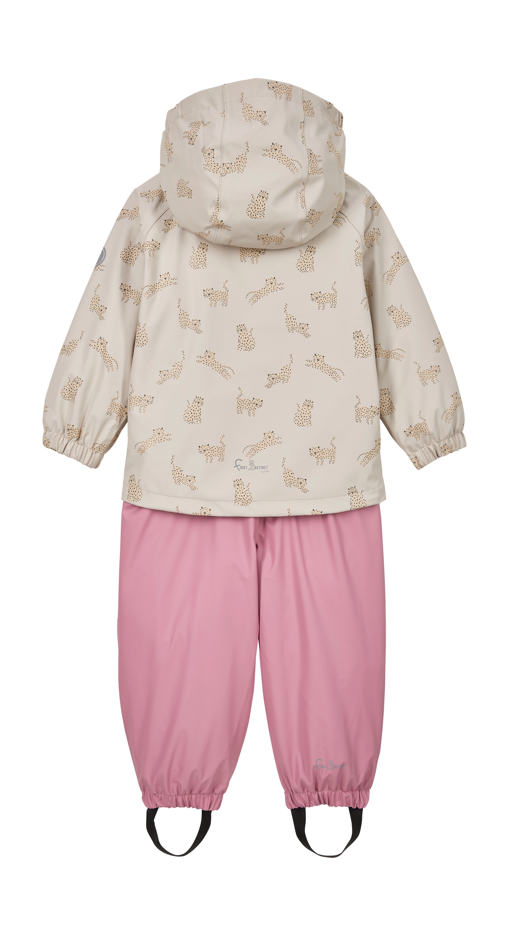 first instinct by killtec Skianzug »FIOS 22 MNS ST« Regen-Set für Kinder, wasserdicht, mit Tier-Print und Kapuze