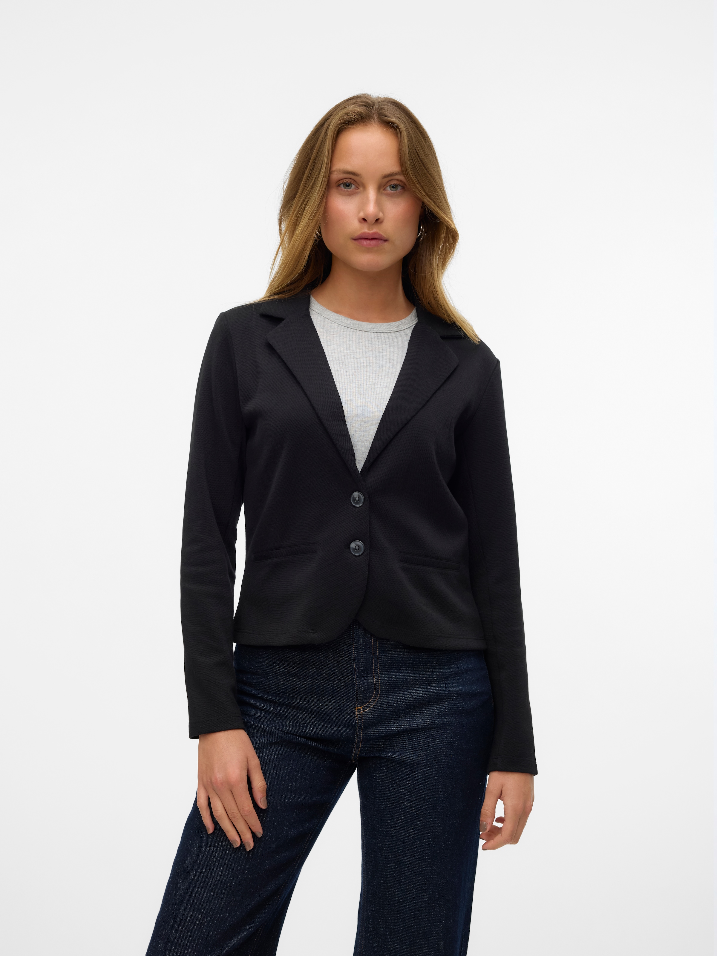 Vero Moda Jerseyblazer "VMEMMA LS BLAZER JRS NOOS", Einreiher günstig online kaufen