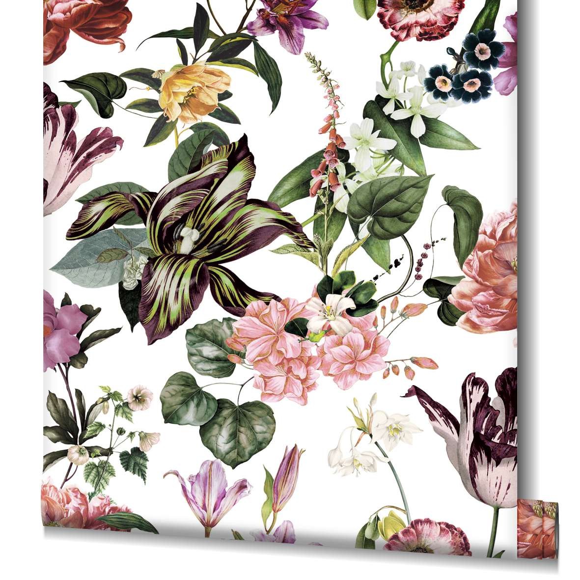 Marburg Vliestapete »Tapete Floral Leaf«, floral, moderne Vliestapete für Wohnzimmer Schlafzimmer Küche
