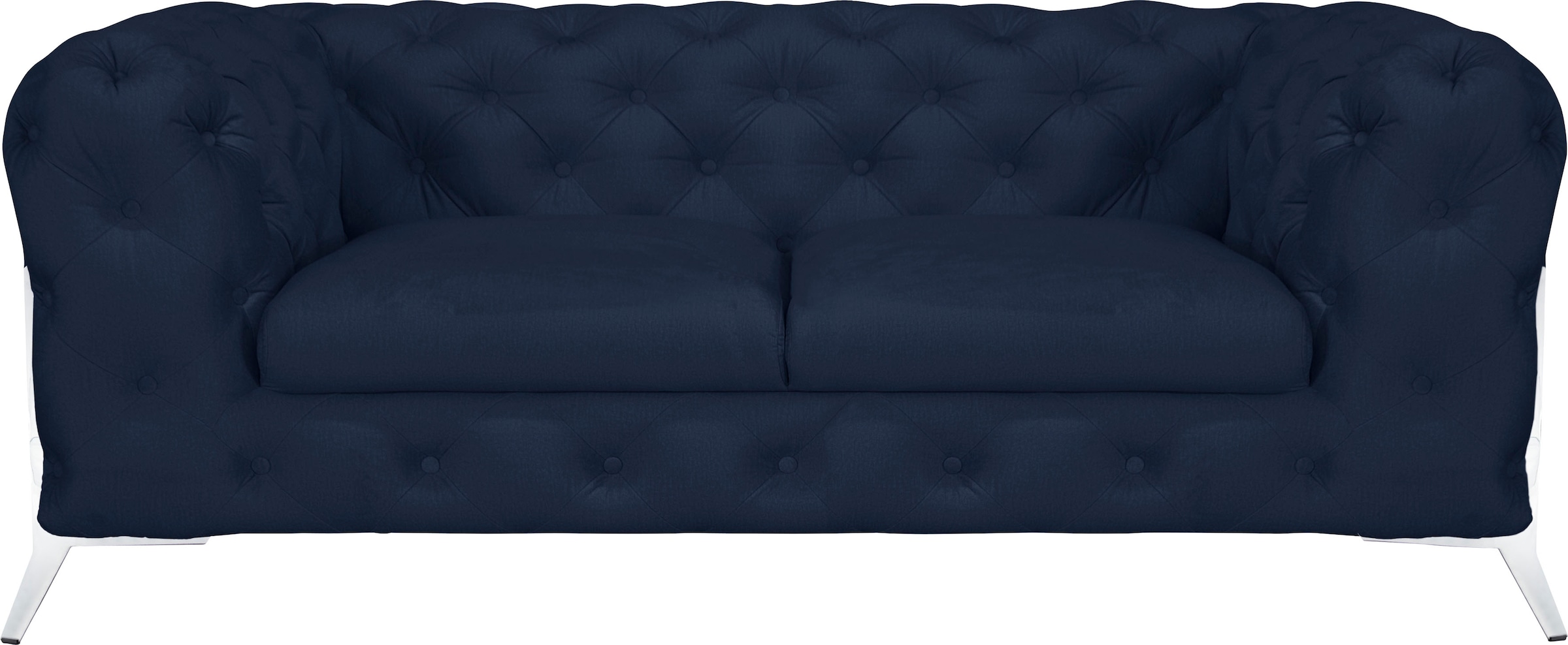 Leonique Chesterfield-Sofa "Amaury", aufwändige Knopfheftung, moderne Chesterfield Optik, Fußfarbe wählbar