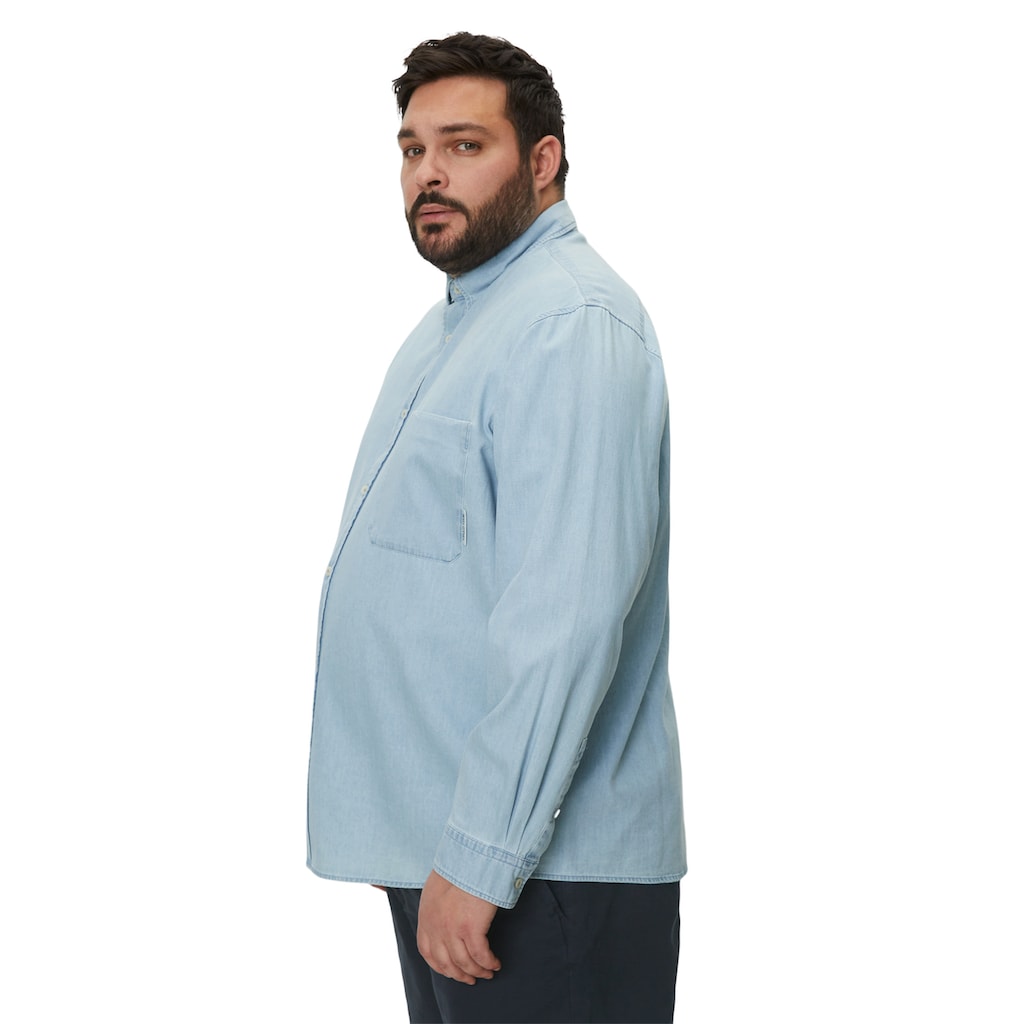 Marc O'Polo Langarmhemd »aus leichtem Bio-Baumwoll-Denim«