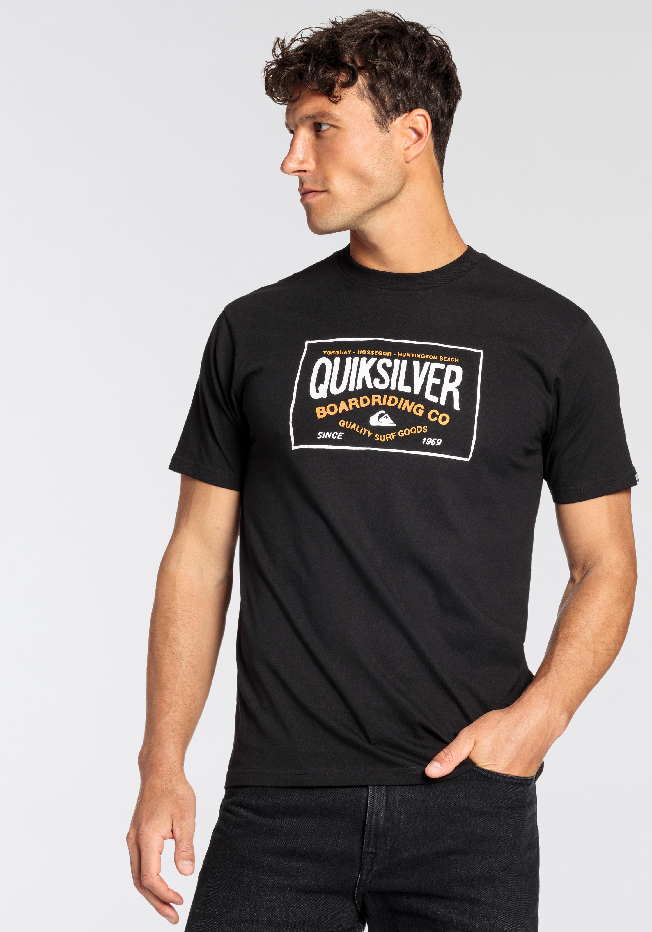 Quiksilver T-Shirt "CIRCLE CORNER SHORT SLEEVE TEE PACK YM" Packung, Doppel günstig online kaufen