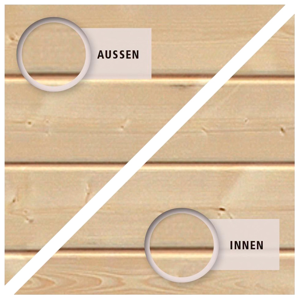 Karibu Achteckpool »TOSCANA Set D ØxH: 428x124 cm inkl. Zubehör«