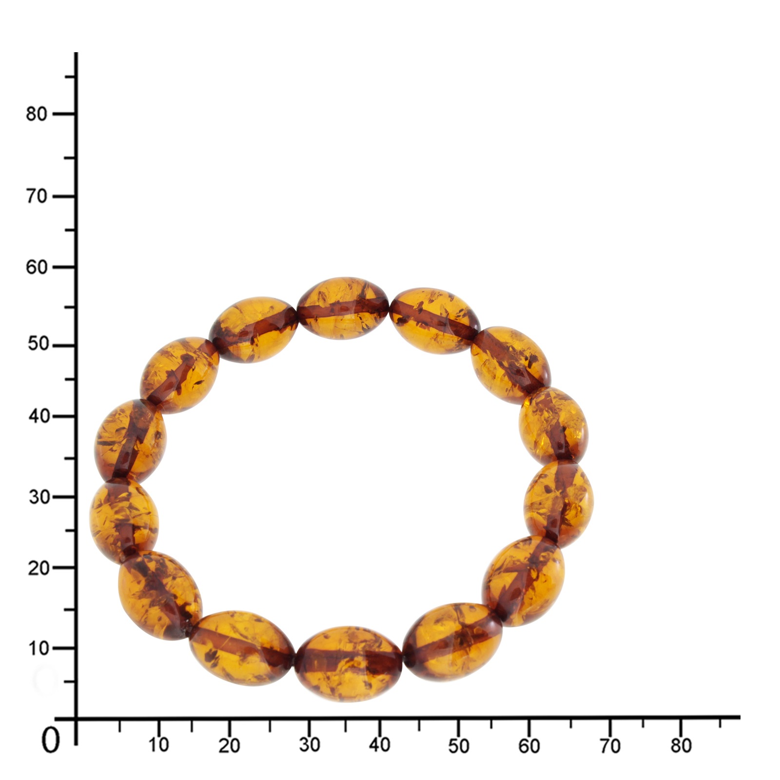 Ostsee-Schmuck Olive Bracelet Brown 19cm 2