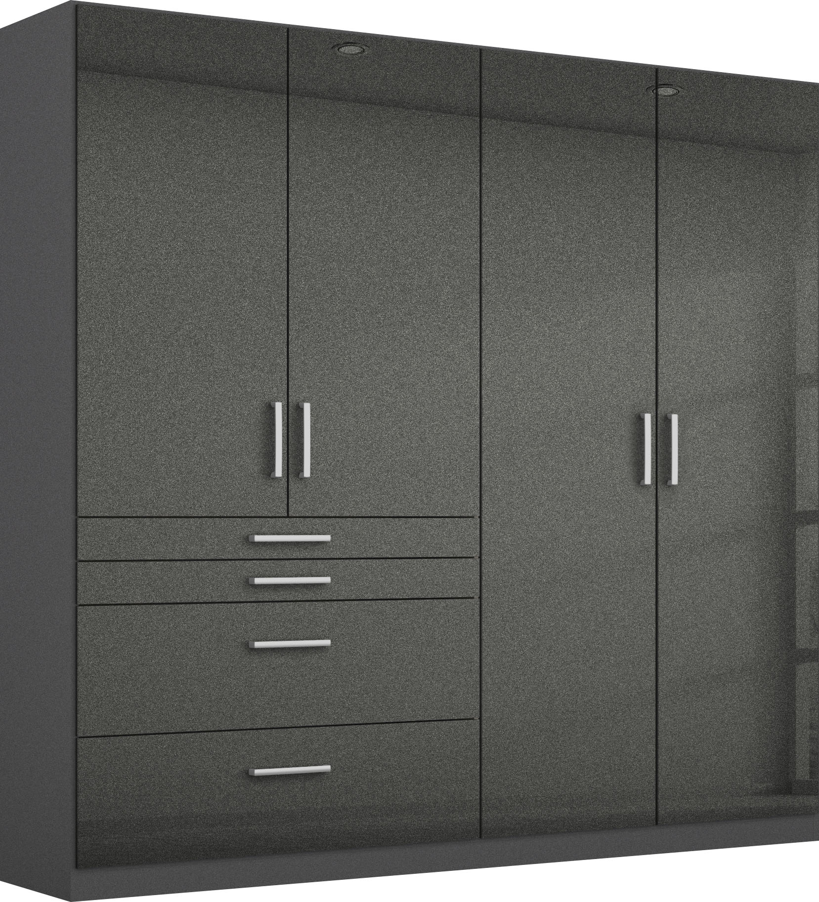 rauch Drehtürenschrank "Kleiderschrank Schrank Garderobe Garderobenschrank HOMBURG" mit viel Stauraum, oberer Schubkasten mit Einteilung MADE IN GERMANY