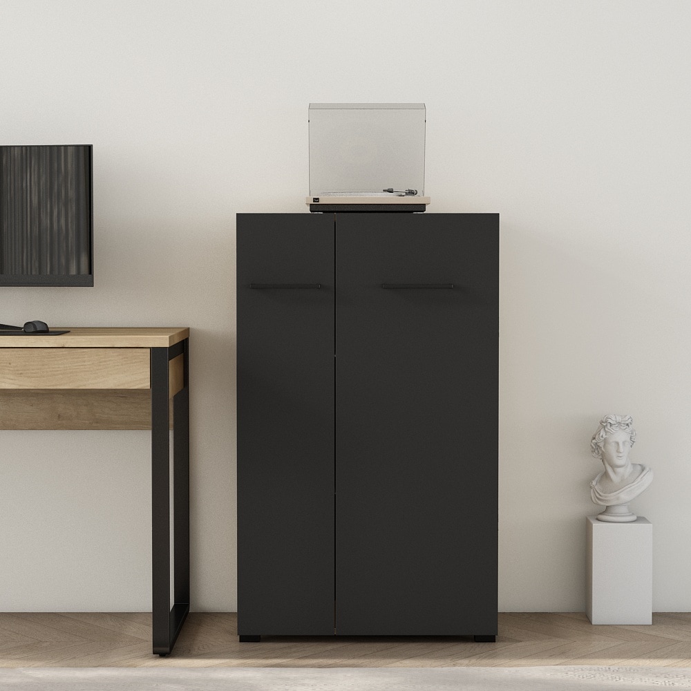 PLACES OF STYLE Aktenschrank »Moid; Mehrzweckschrank,« moderne Kommode mit viel Stauraum, Maße 64,5 x 41,5 x 106 cm