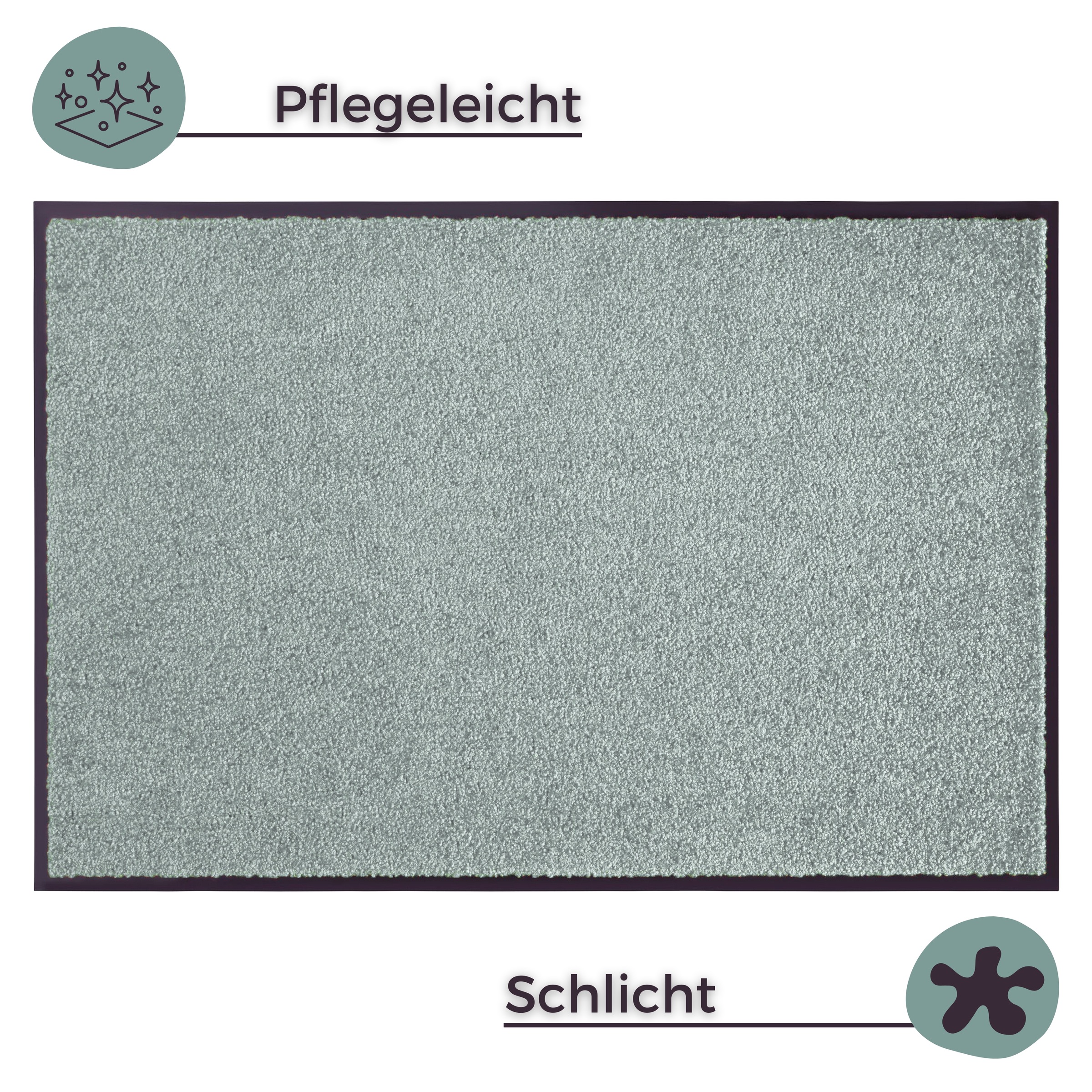 HANSE Home Fußmatte "Wash & Clean" rechteckig 7 mm Höhe Schmutzfangmatte, T günstig online kaufen