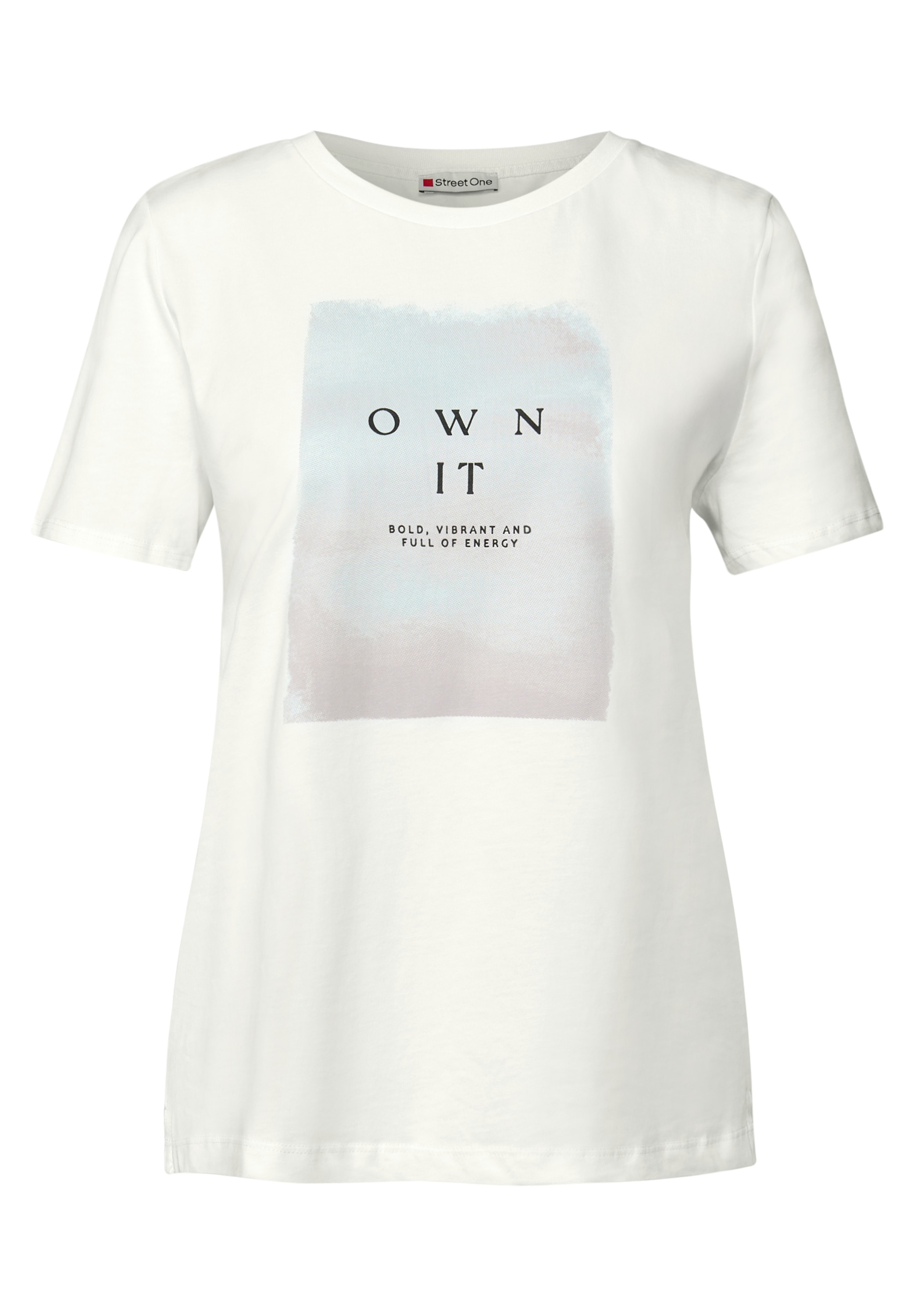 STREET ONE T-Shirt, aus reiner Baumwolle
