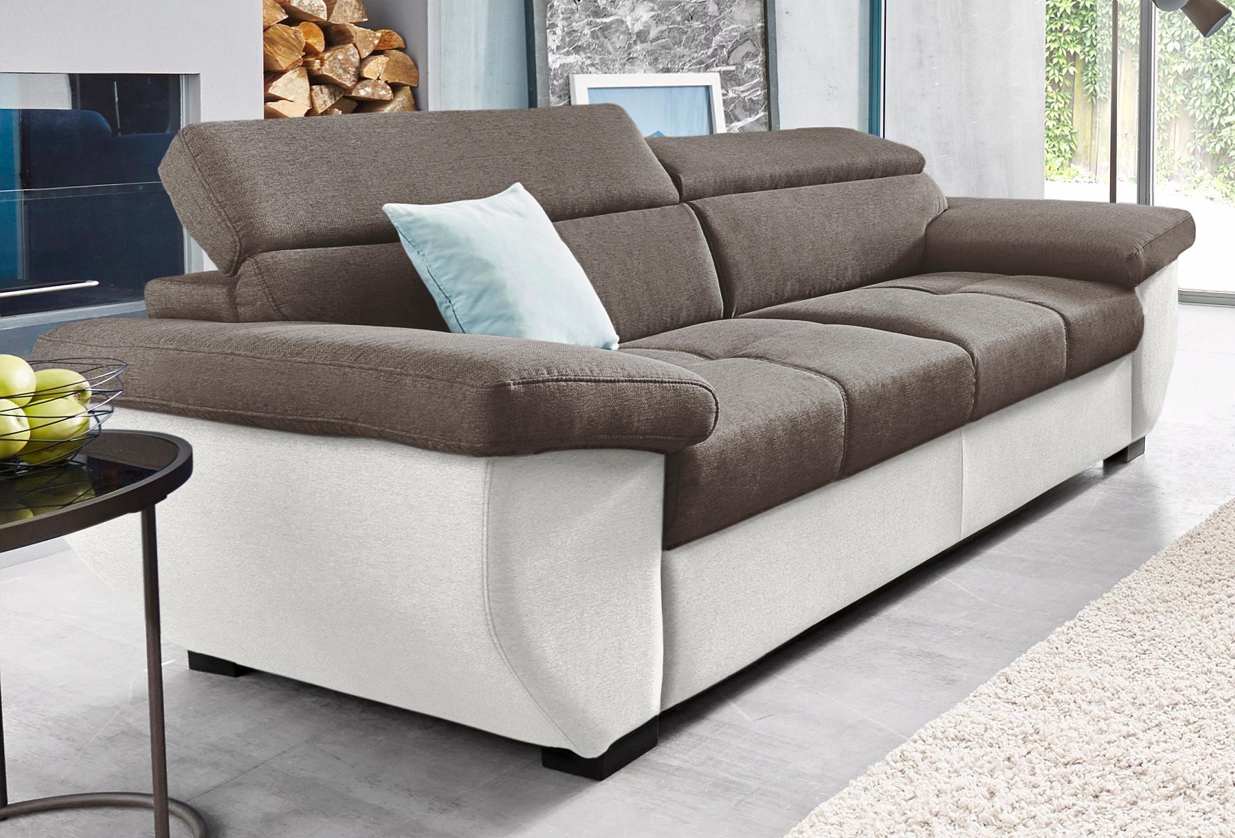 COTTA 2,5-Sitzer "Speedway", Big-Sofa mit Kopfteilverstellung günstig online kaufen