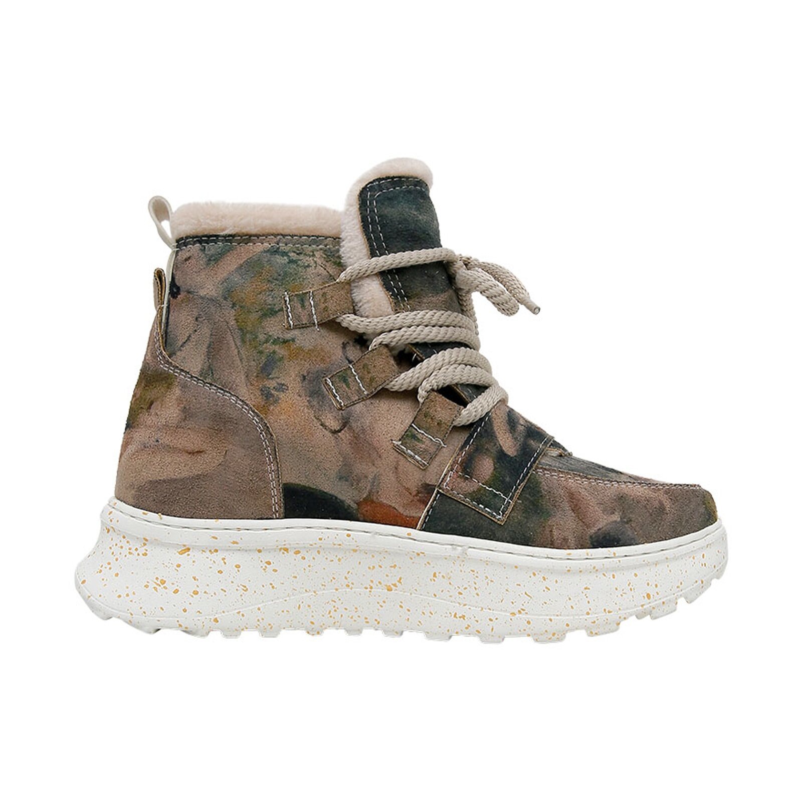 DOGO Schnürstiefelette »Snowie High-Top Bootballerinas Damen Stiefeletten«, Vegan