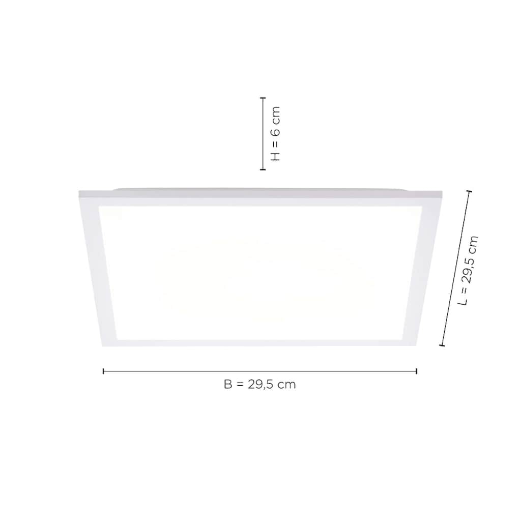Wohnen Lampen & Leuchten Leuchten Direkt LED Deckenleuchte »FLAT«, LED-Board-LED-Board, 1 St., Warmweiß, Serienschalter 