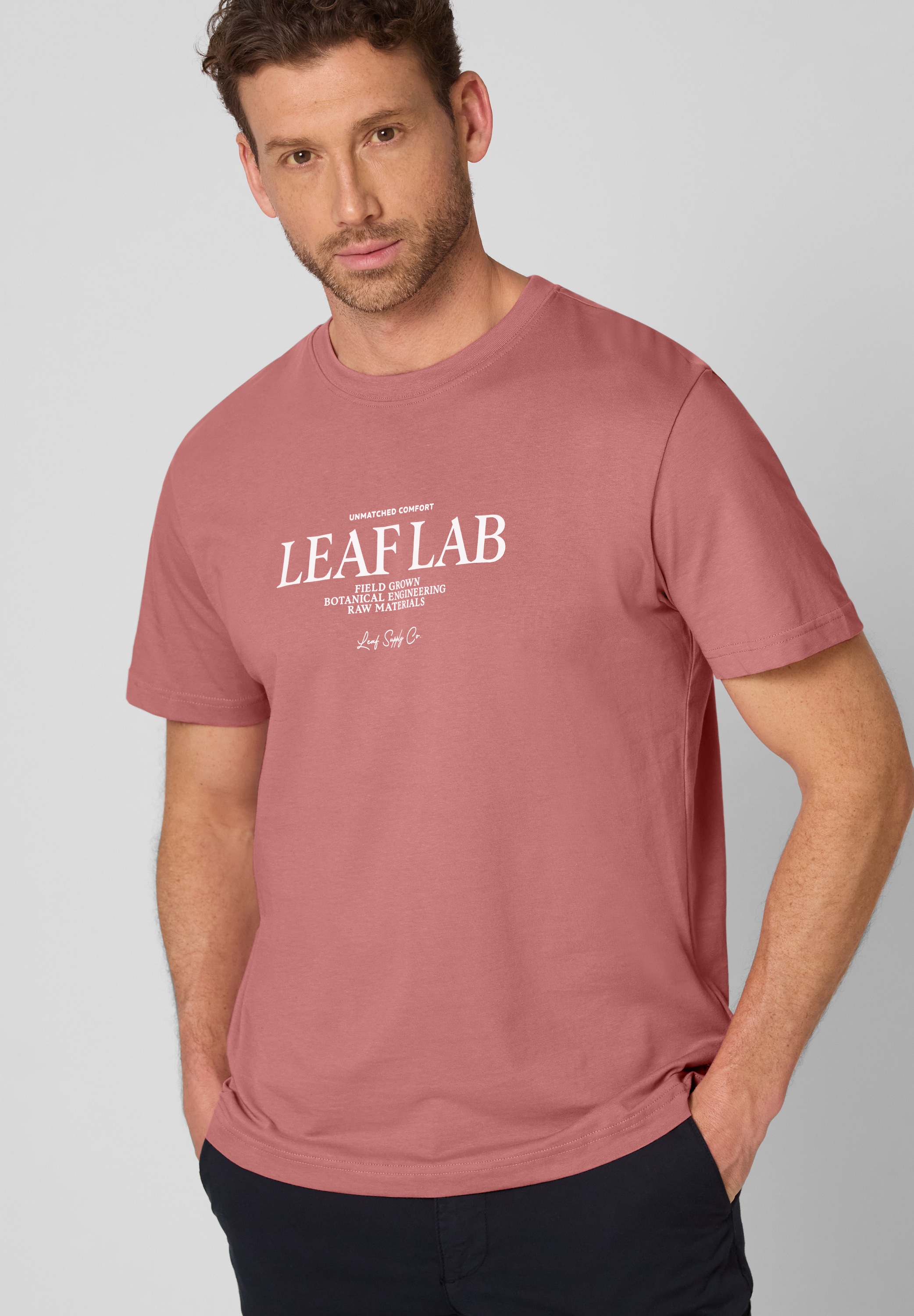 STREET ONE MEN T-Shirt aus reiner Baumwolle