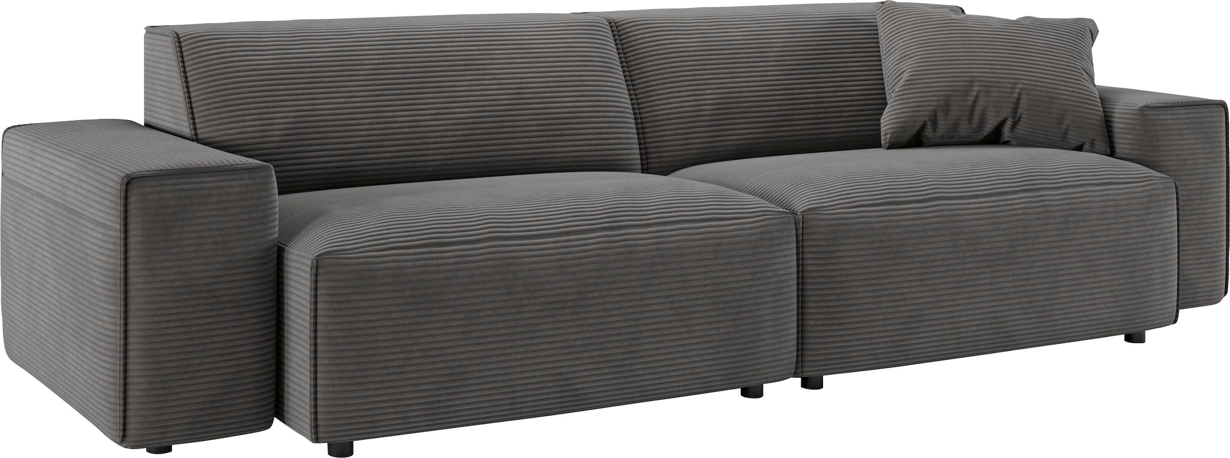 andas Big-Sofa »Glimminge  auch in Breitcord, Feincord + Easy care-Bezug,«, besondere Kedernähte Zierkissen