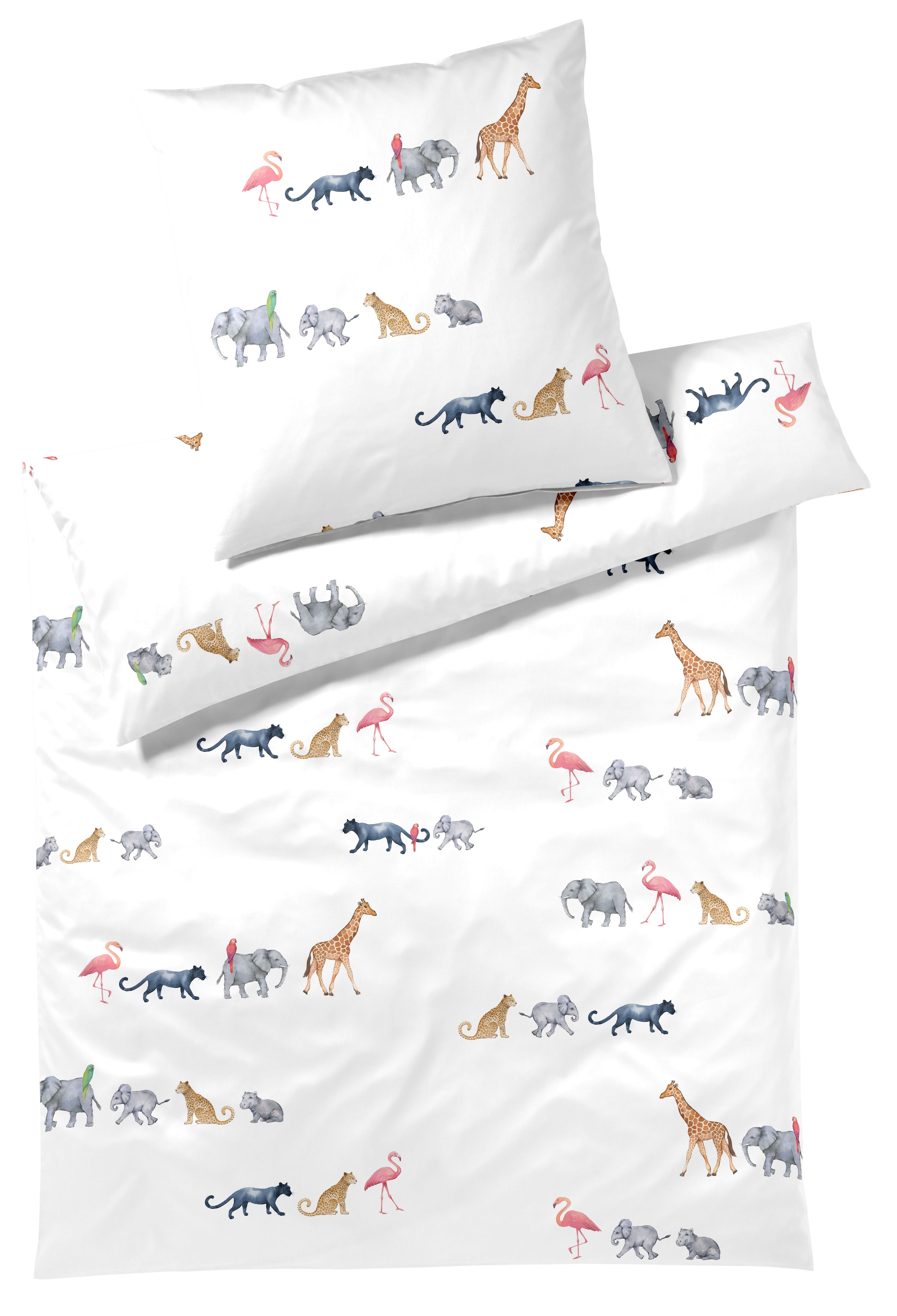 Elegante Bettwäsche "Parade" 2 Stk. tlg. angenehmes Hautgefühl günstig online kaufen
