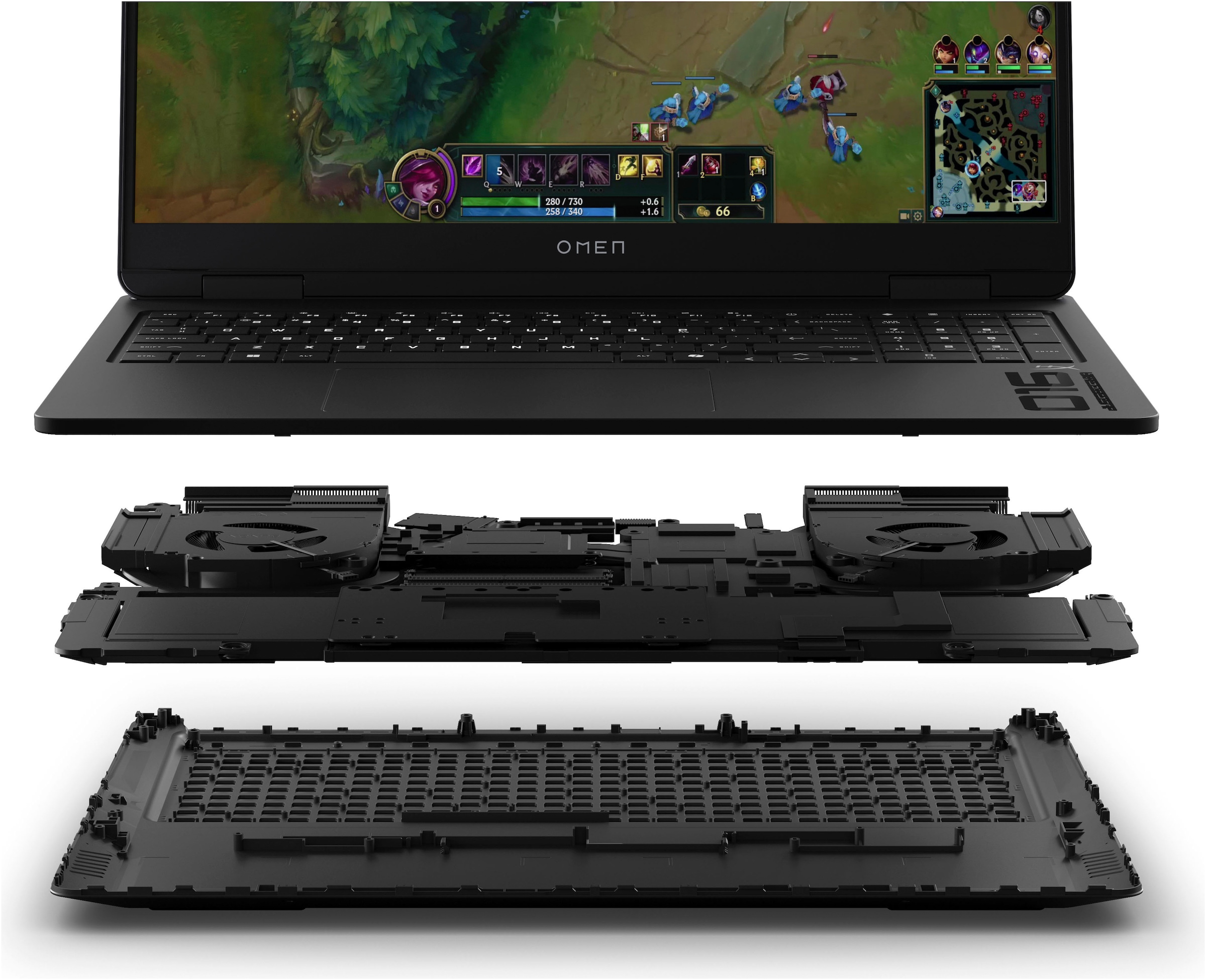 HP Gaming-Notebook »Omen 16-ap0095ng« 40,6 cm / 16 ″ AMD Ryzen 9 GeForceRTX5070 1.000 GB SSD