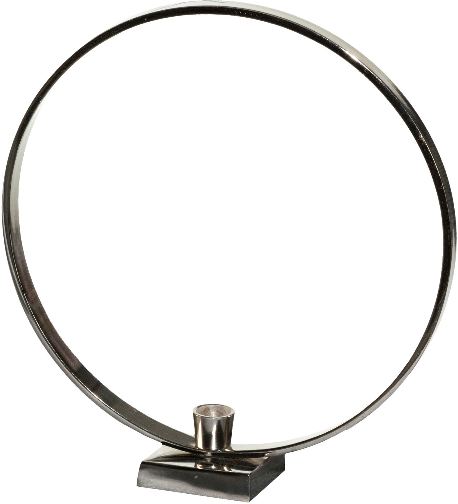 Kerzenhalter »Stabkerzenhalter OPUS, aus Aluminium«, (1 St.), in runder Form