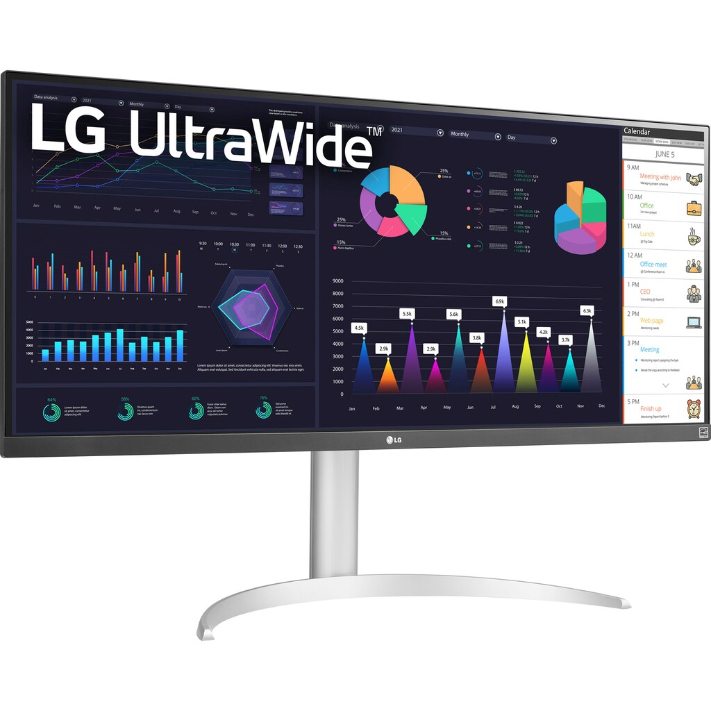 LG LCD-Monitor »34WQ65X«, 86,6 cm/34 Zoll, 2560 x 1080 px, UWFHD, 5 ms Reaktionszeit