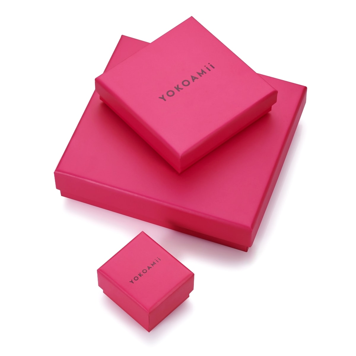 Yokoamii Paar Creolen »Set: Y501« gelb vergoldet mit Emaille