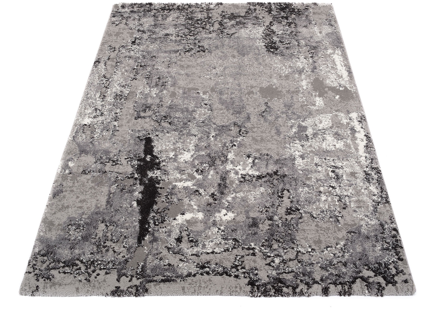 OCI DIE TEPPICHMARKE Teppich »Juwel Liray«, rechteckig, 20 mm Höhe, Kurzflor, Wohnzimmer, Marmor Optik, Hoch Tief Effekt