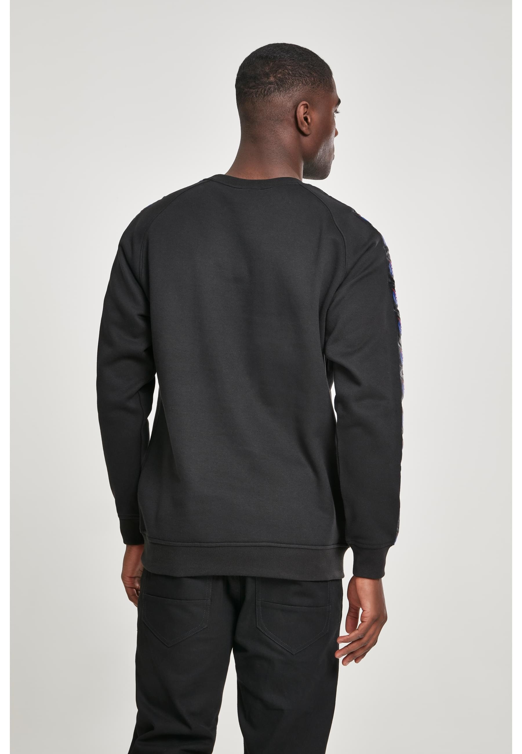 MisterTee Rundhalspullover »MisterTee Herren NASA Insignia Tape Crewneck«, (1 tlg.)