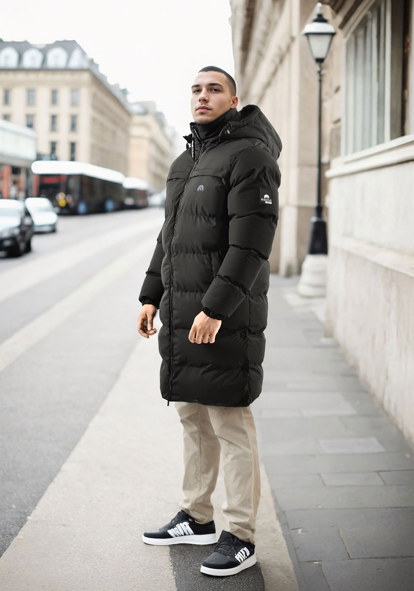 Arctic Seven Winterjacke »ASNorwiig«, mit warmem Teddyfell und abnehmbarer Kapuze