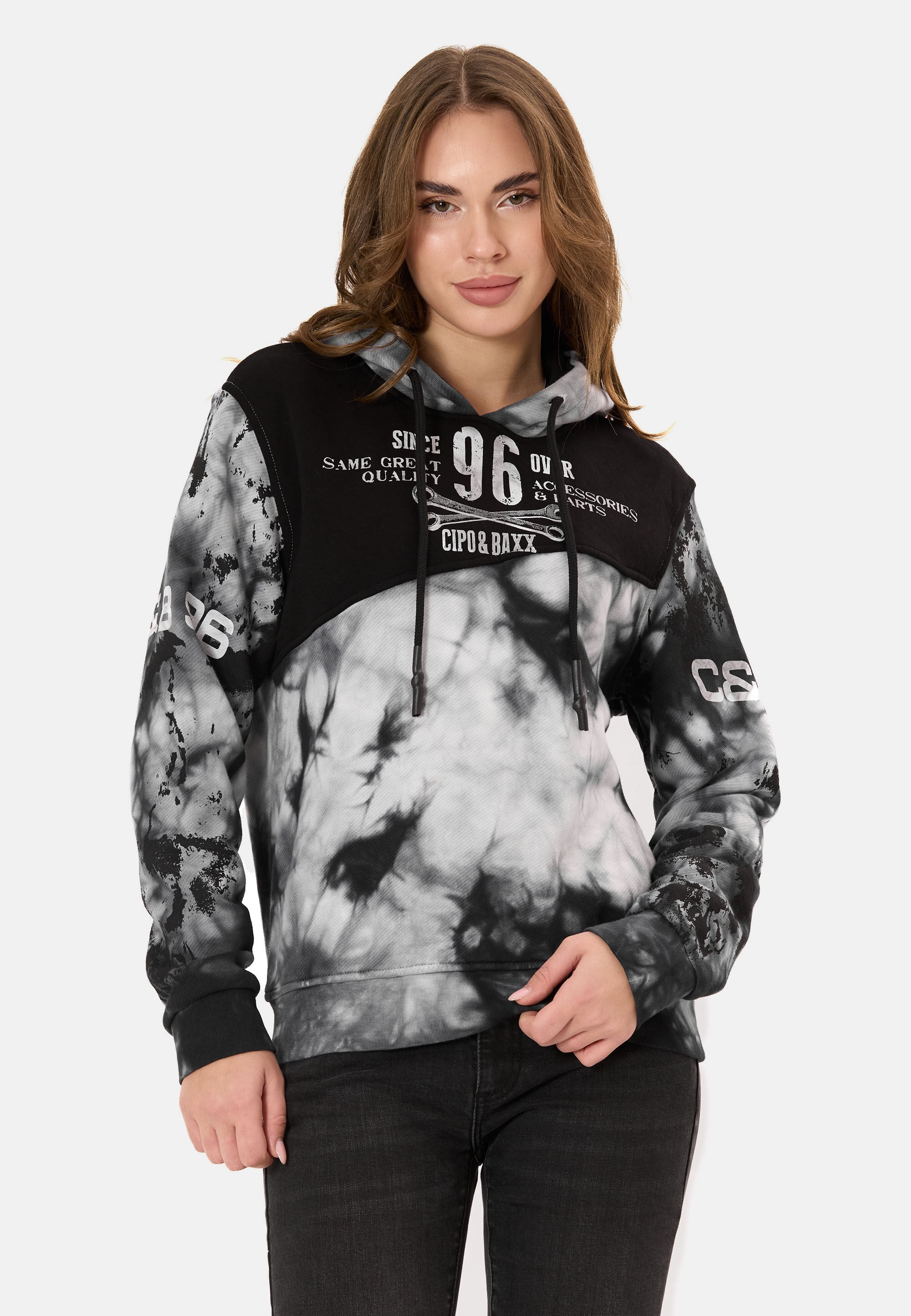 Cipo & Baxx Kapuzenpullover »WL382« mit Kapuze