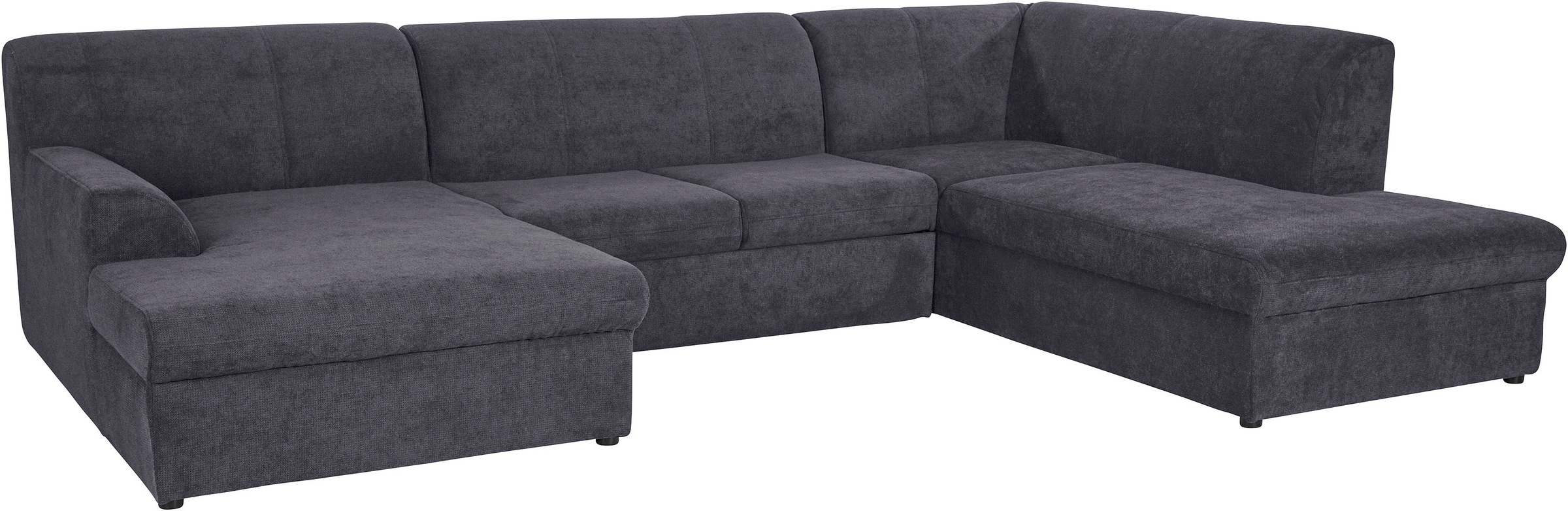 DOMO collection Wohnlandschaft »Topper, elegant und zeitlos, komfortabel, U-Form«, wahlweise mit Bettfunktion