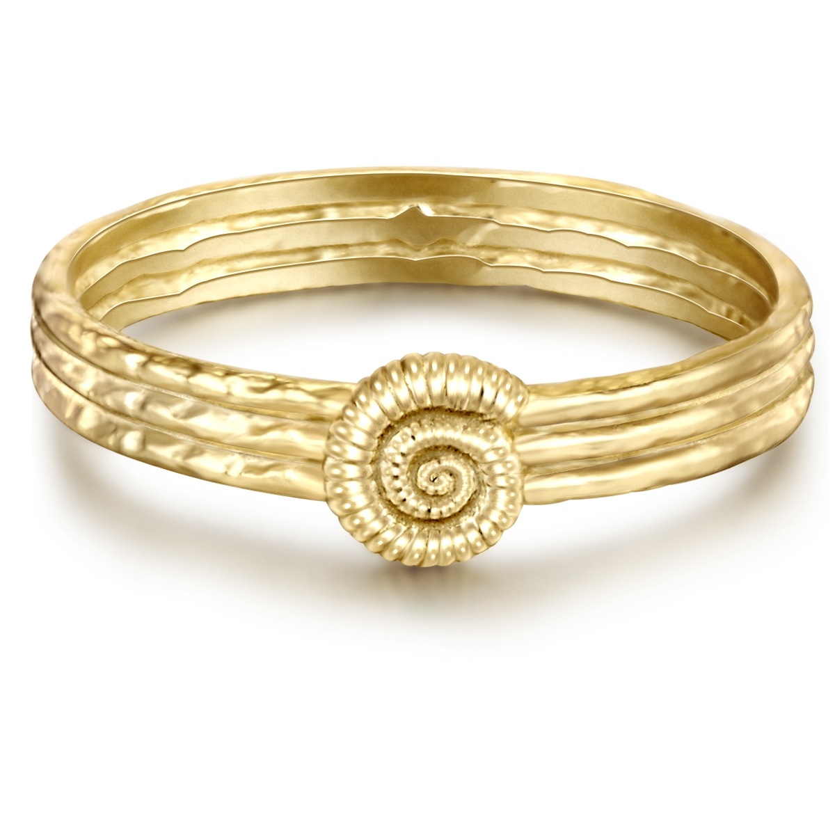 Fingerring GLANZSTÜCKE MÜNCHEN "GSM367" Gr. 58, gelbgold, Fingerringe, Damen, 58, Silber 925 (Sterlingsilber), 3,2mm, Fingerring, aus Sterling Silber