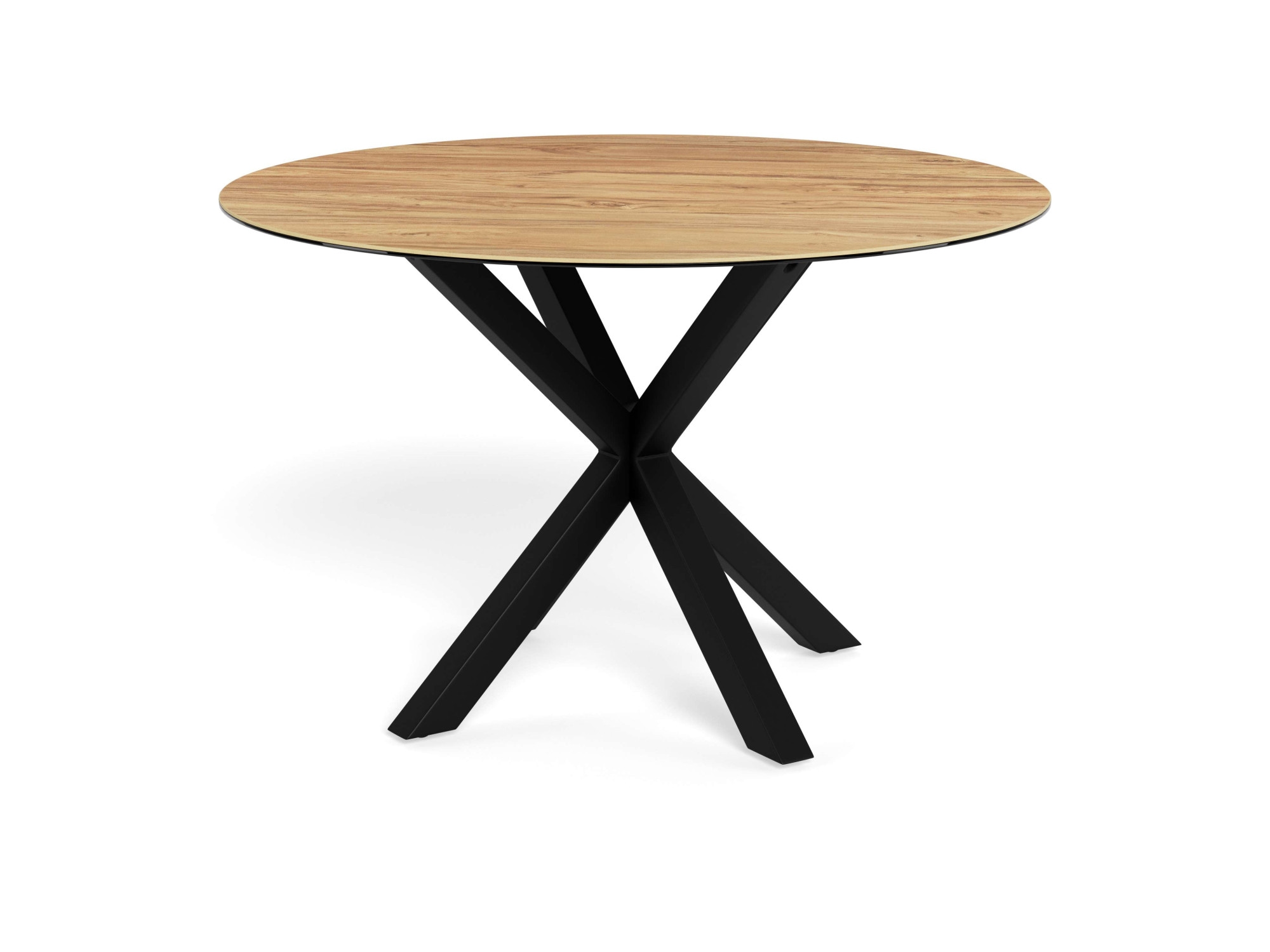 ACTONA GROUP Esstisch "Heaven, runde Tischplatte aus Keramik o. Glas & belastbar bis 100 kg" Esstisch, OTTOs Choice, Tischplatte aus rauer Keramik, stahl gestell, Rund, 119x75,5