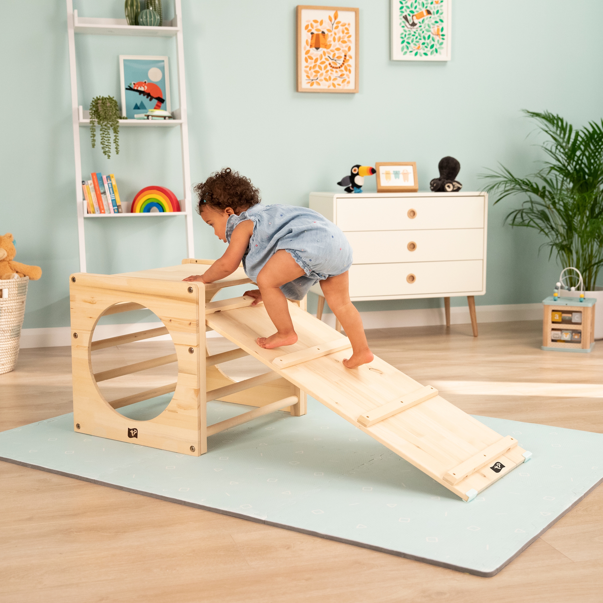 TP Toys Klettergerüst »TP683, Active Tots Slide«, BxLxH: 45x100x5,5 cm, Holz Rutsche-/Kletterbrett