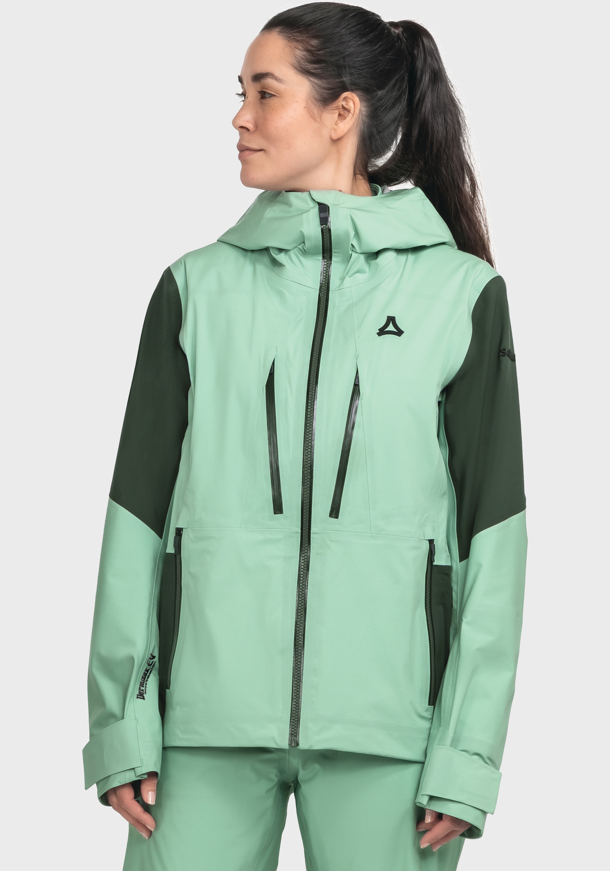 Schöffel Outdoorjacke »Ski Shell Jk Style Lufeld WMS«, mit Kapuze