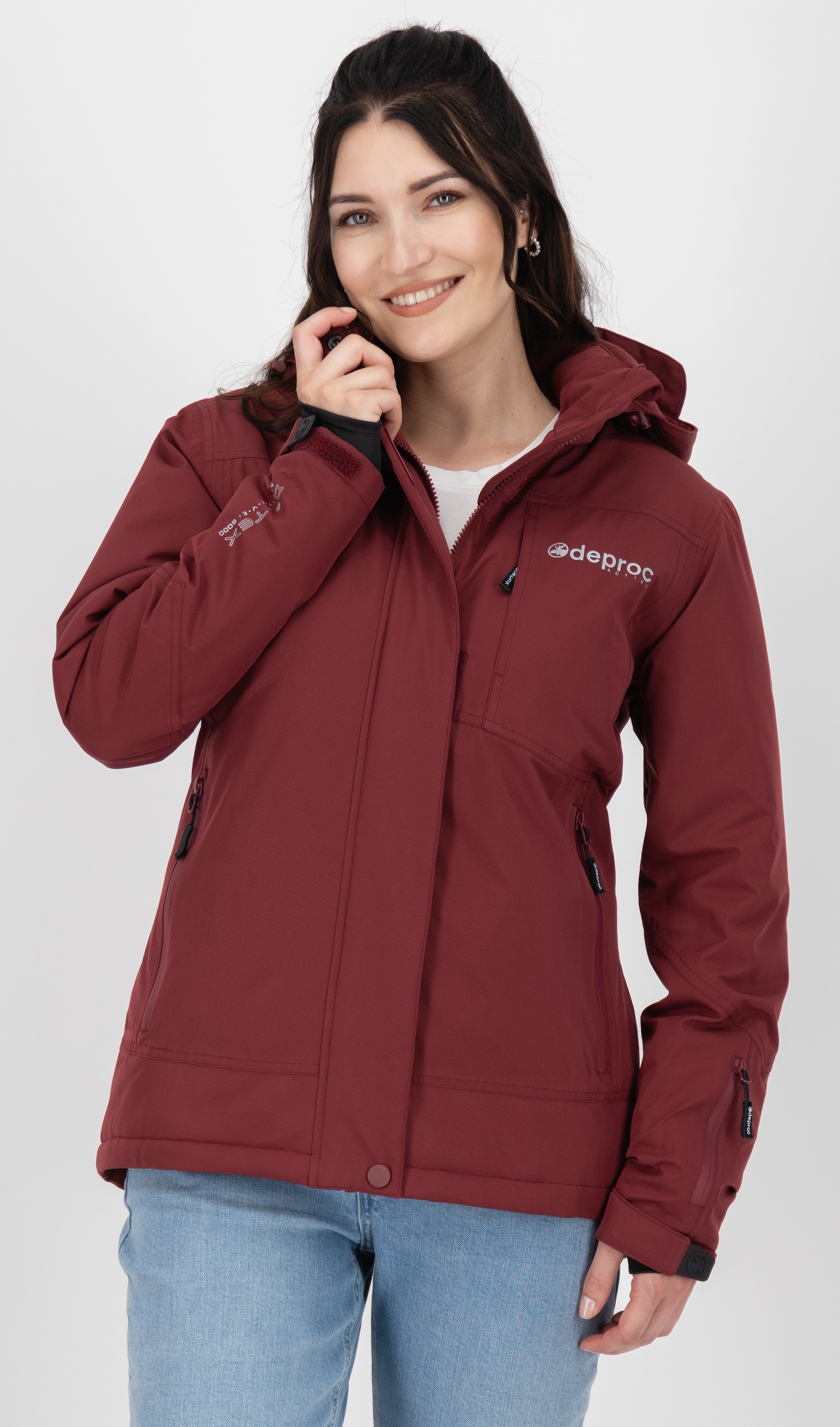 DEPROC Active Winterjacke "MONTREAL WOMEN" mit Kapuze auch in Großen Größen erhältlich
