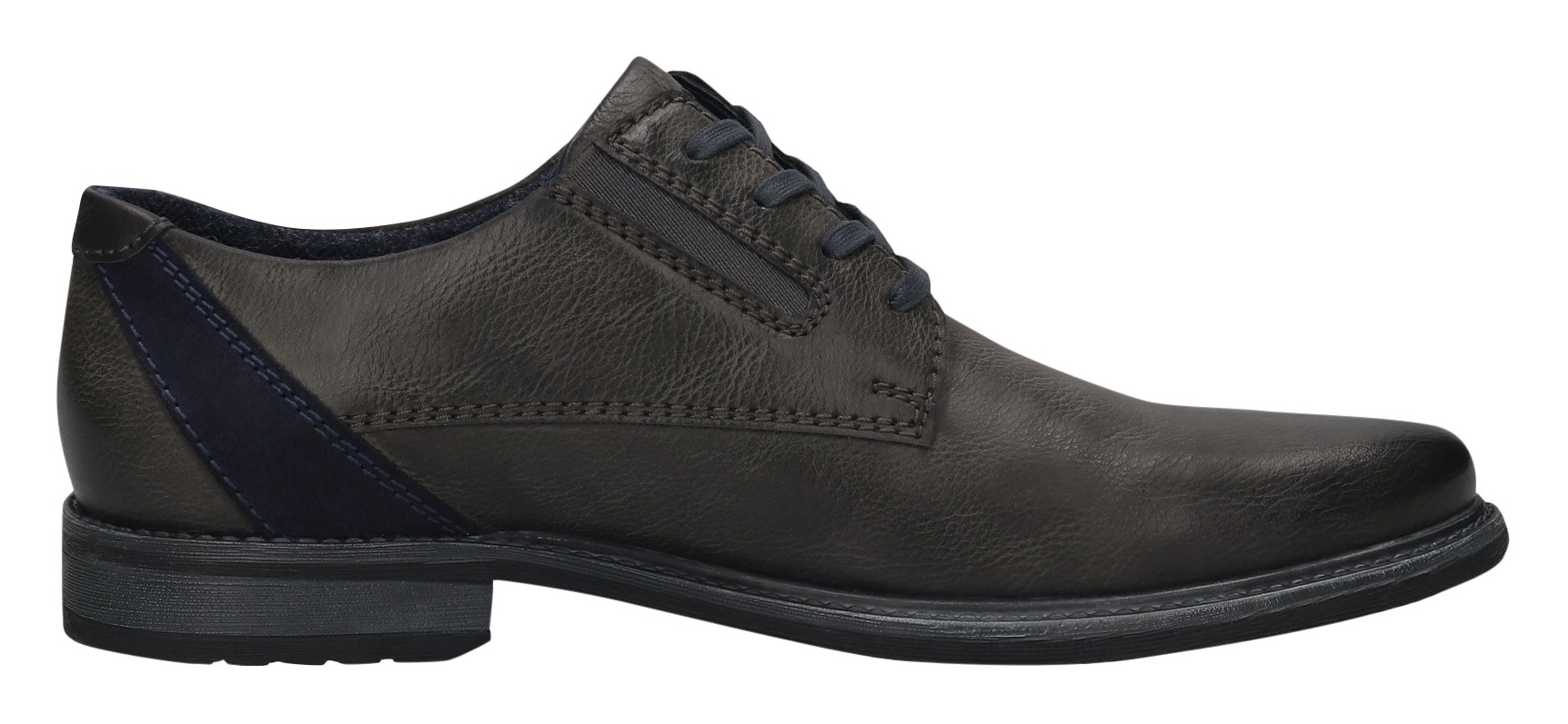 bugatti Schnürschuh, Anzugschuh, Business Schnürschuh mit modischem Fersen-Flag