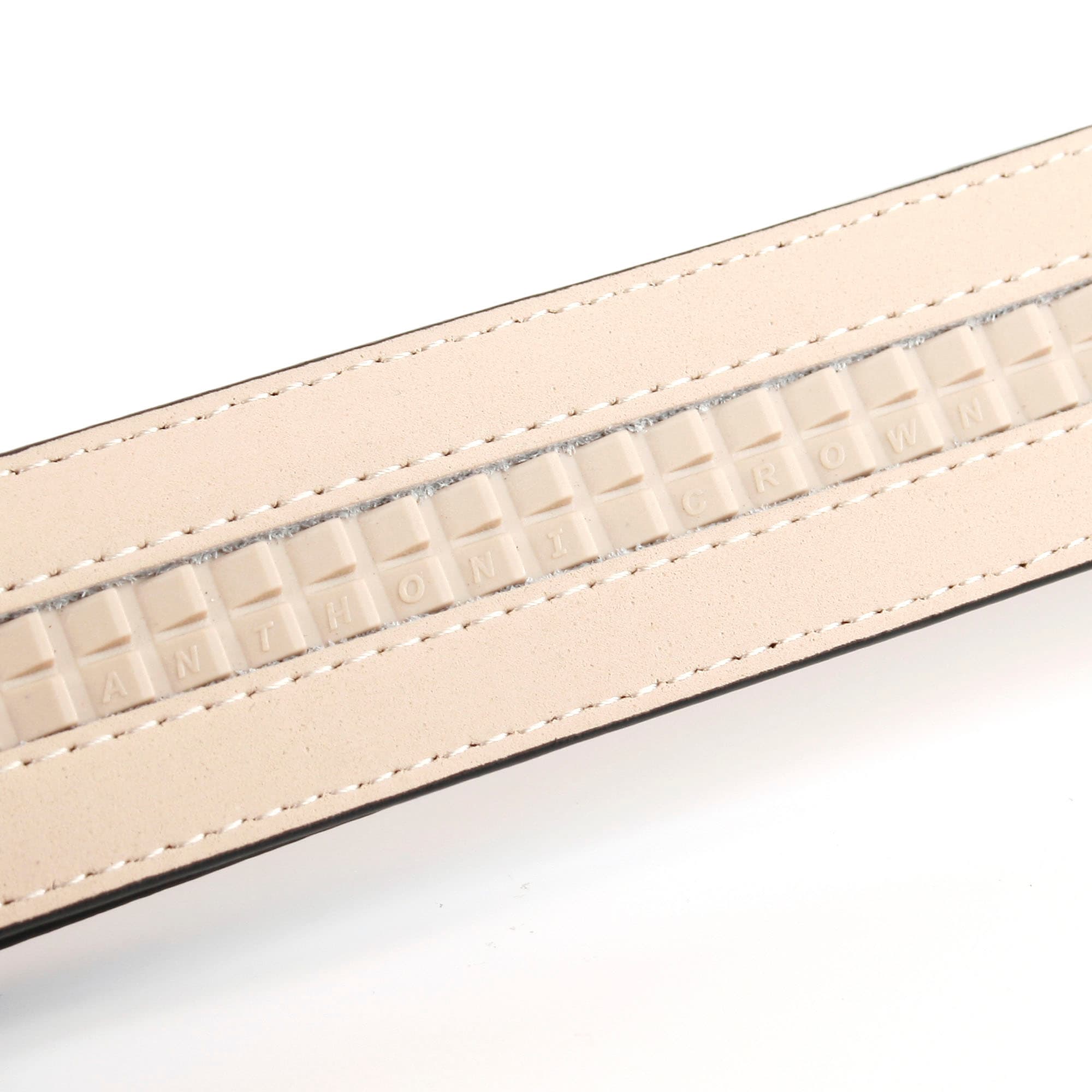 Anthoni Crown Ledergürtel, Stufenlose Ledergürtel