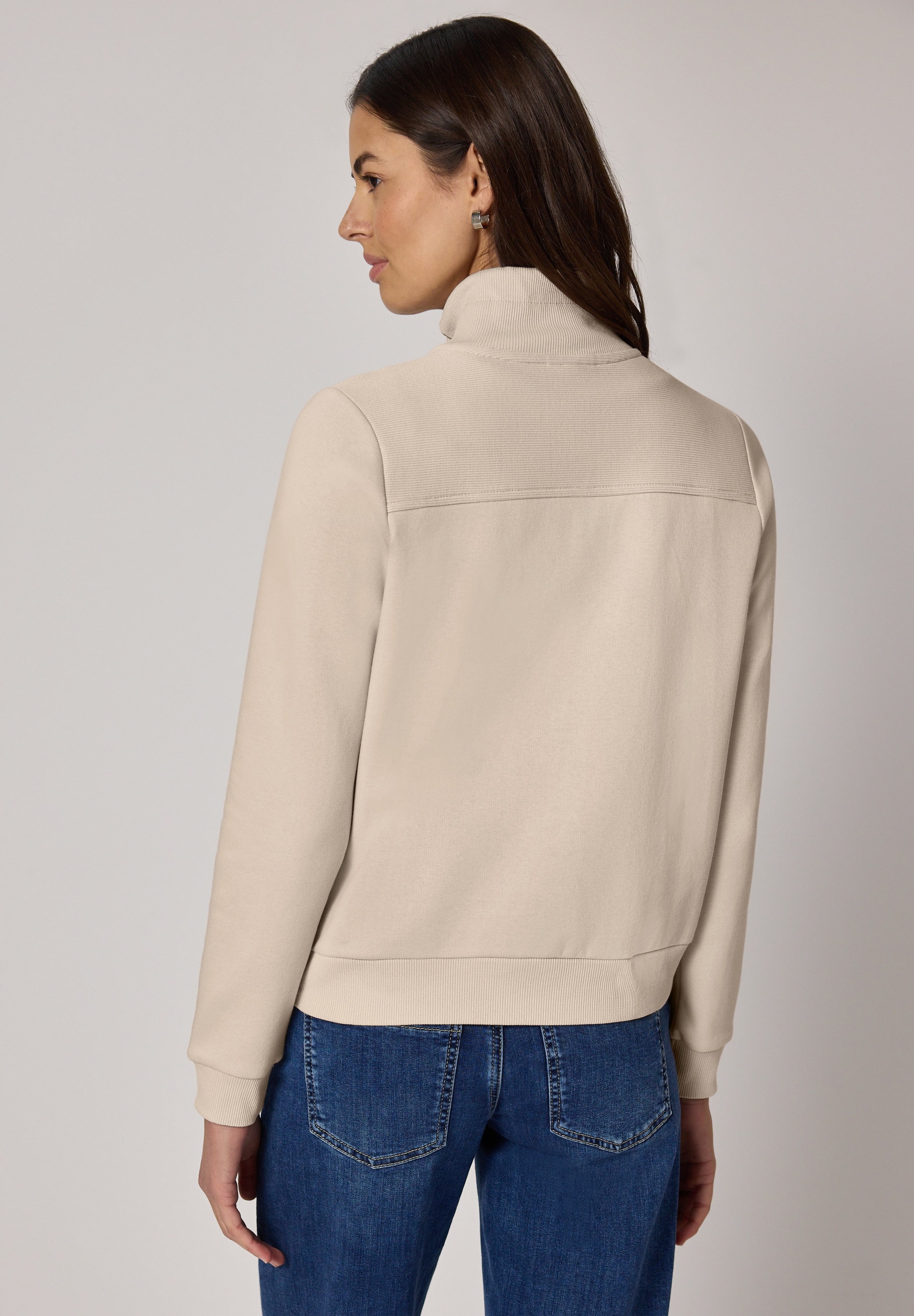 STREET ONE Kurzjacke ohne Kapuze mit Stehkragen