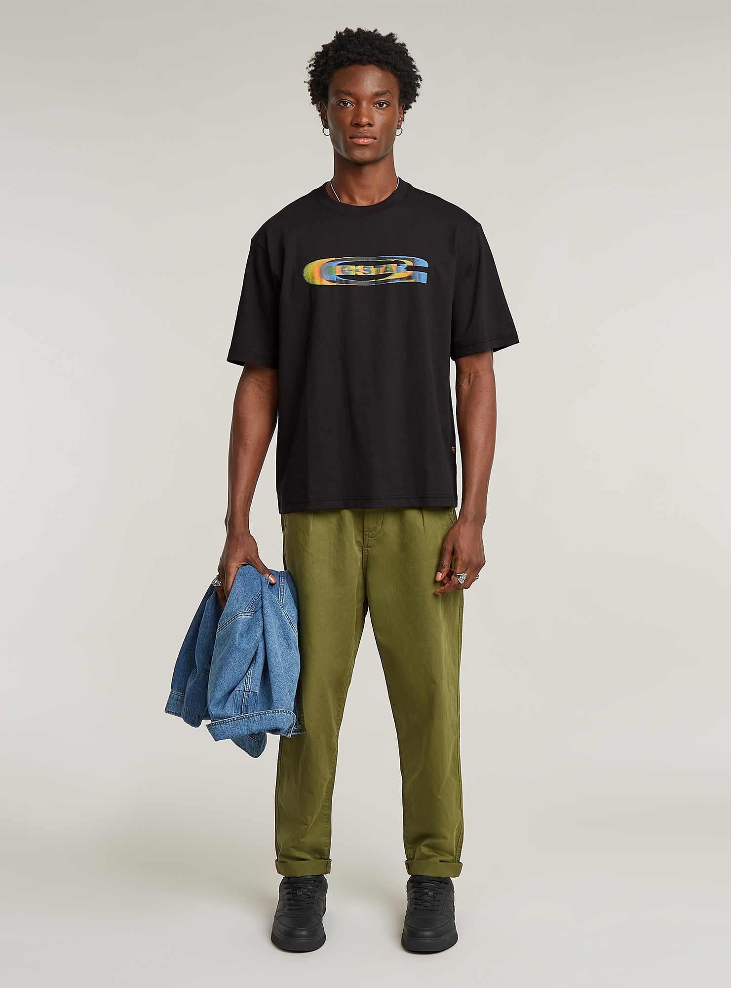 G-STAR Chinohose »Pleated Chino Relaxed Tapered«