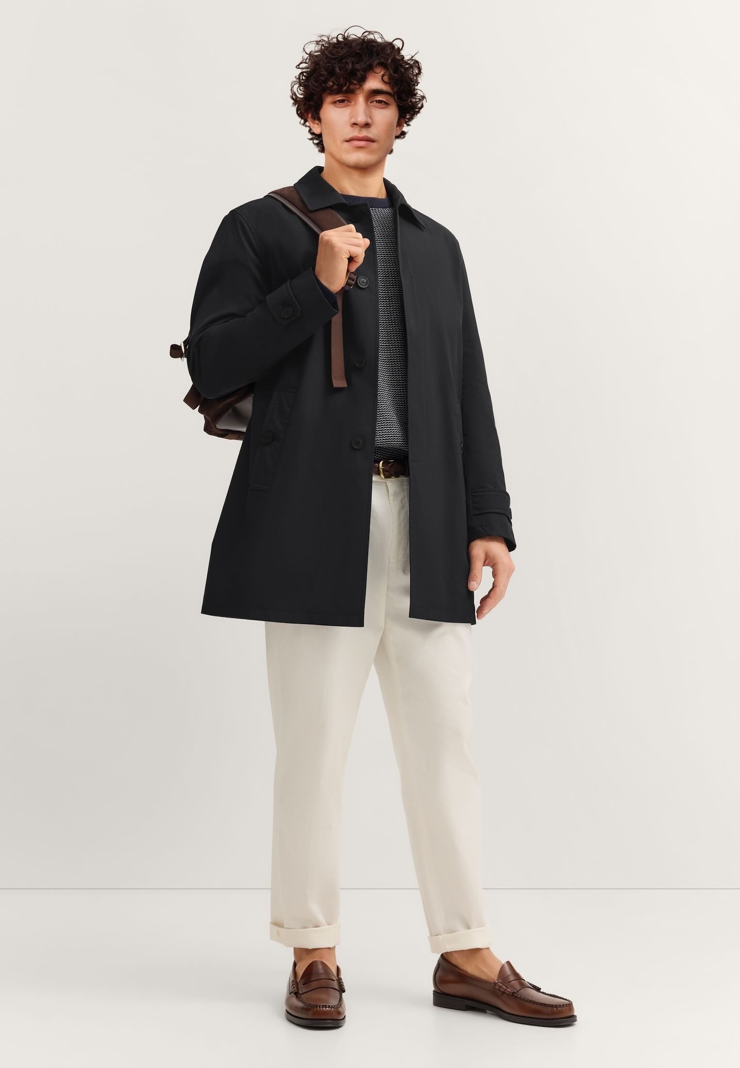 Thumbnail - bugatti Kurzmantel "Regular Fit" wasserabweisend und PFC-frei