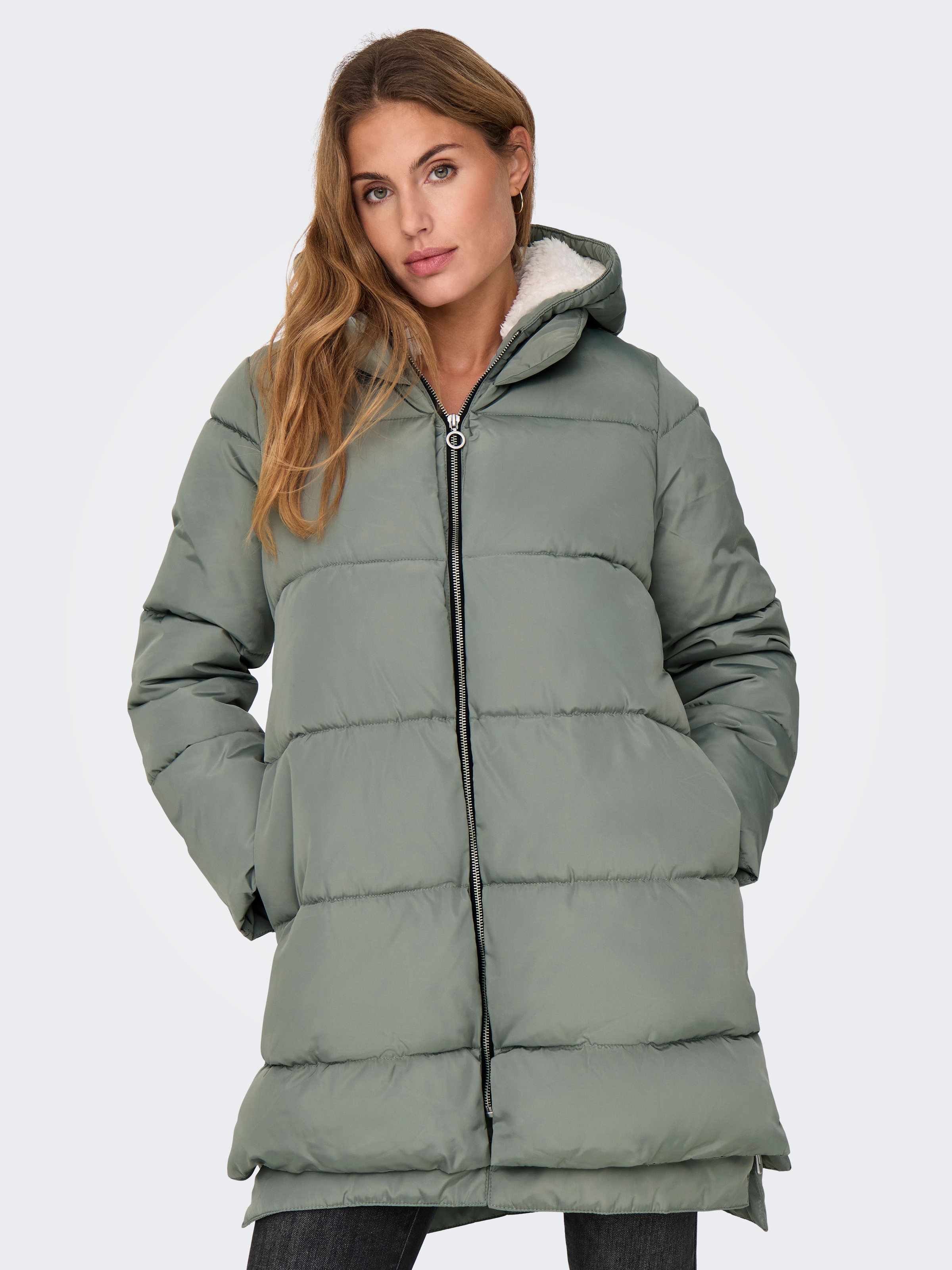 ONLY Steppmantel »ONLKELLY NORA LONG PUFFER COAT OTW«